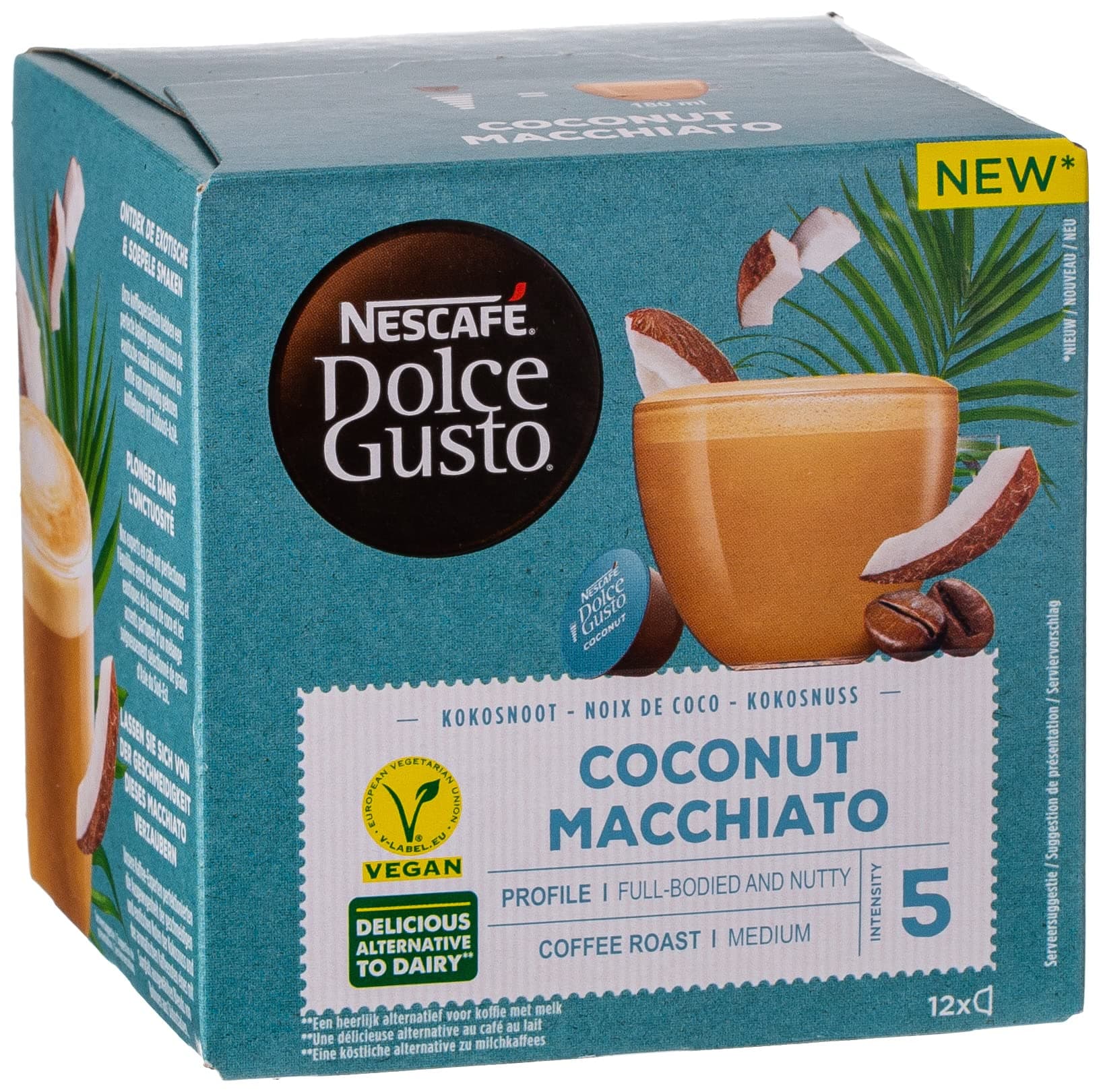 NESCAFÉ DOLCE GUSTO Coconut Macchiato 116.4G Brown