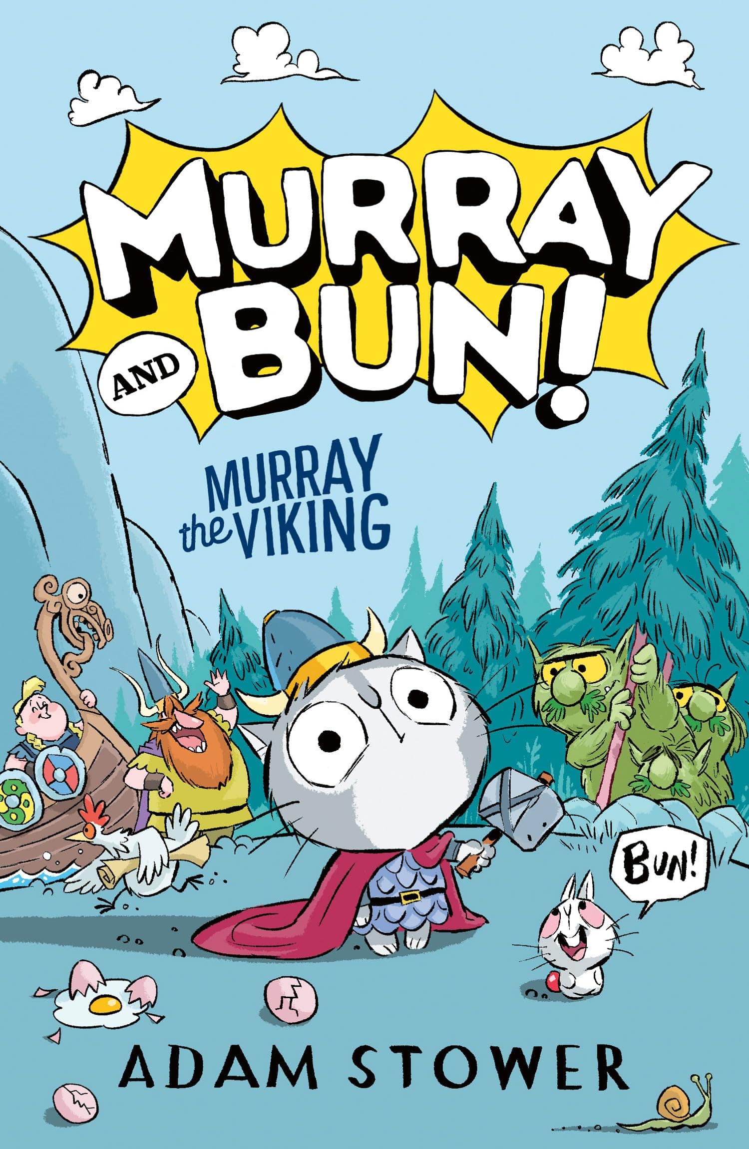 Murray the Viking: A brand new series from bestselling artist Adam Stower – illustrator of books by David Walliams including Spaceboy, Robodog and The World’s Worst Pets.