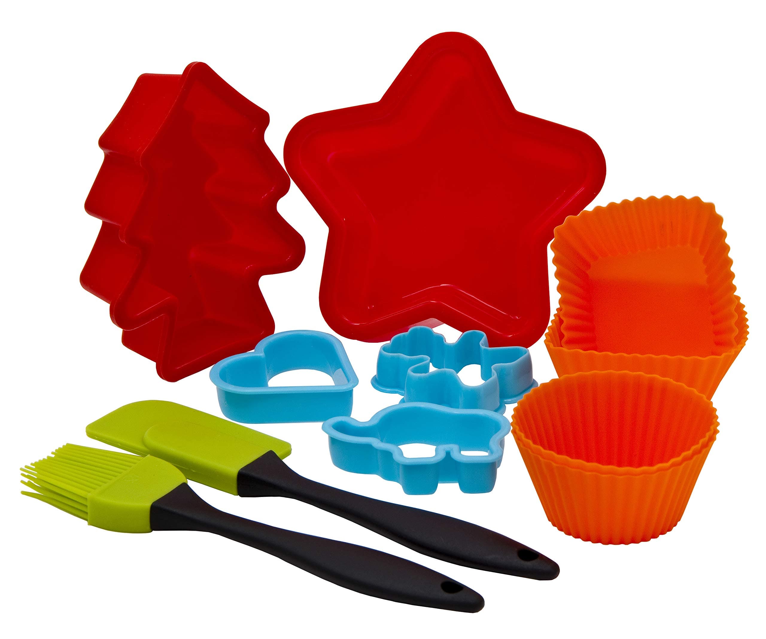 11 Piece Silicone Baking Moulding Set
