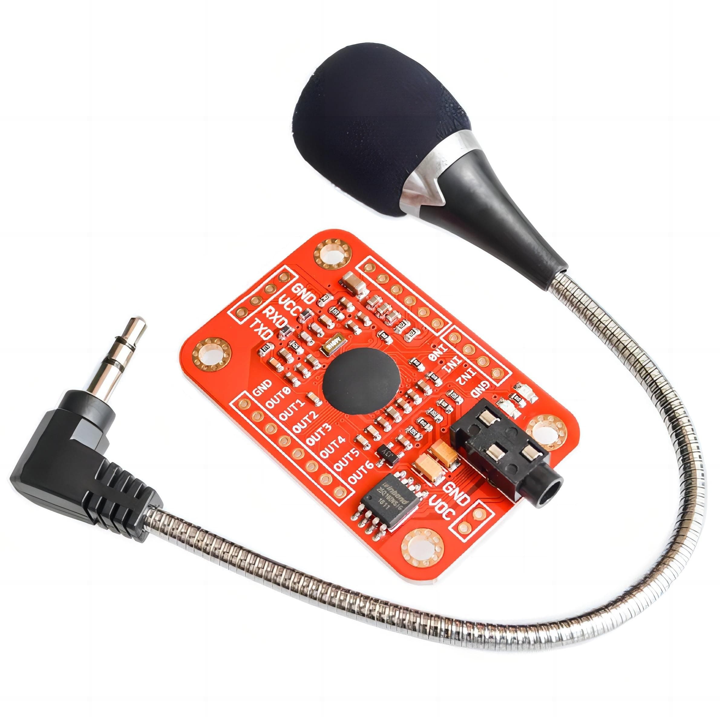 Voice Recognition Module V3 .1 Compatible with Arduino Elechouse Supports up to 80 Voice Commands