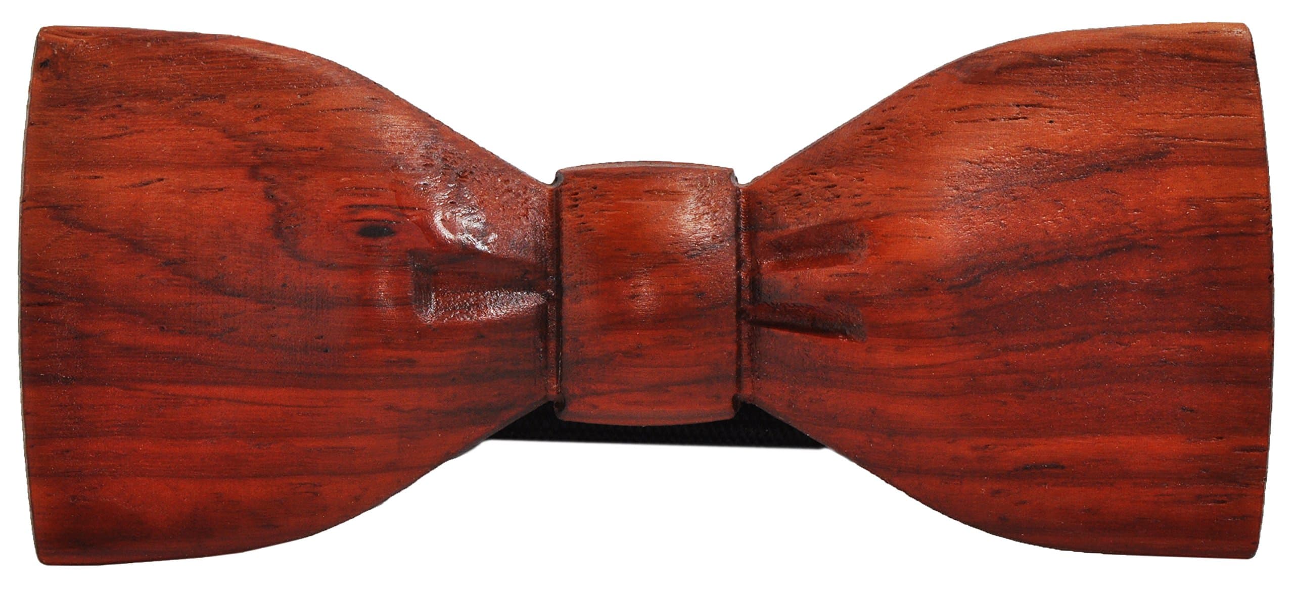 Slim Timber Men's Wood Bow Tie (Rosewood)