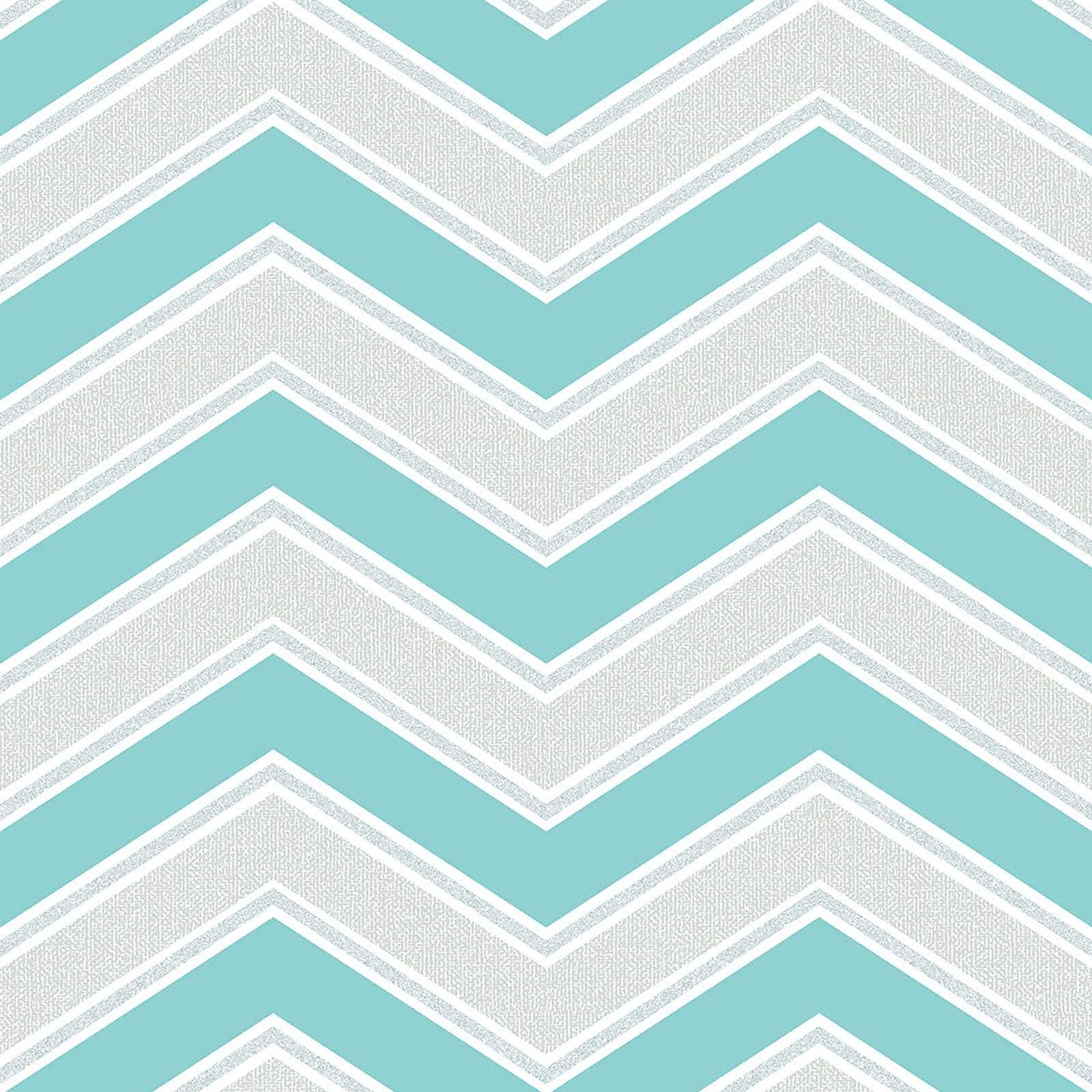 ColorollWallcoverings Blown Vinyl Wallpaper Chevron M1145 Teal Full R