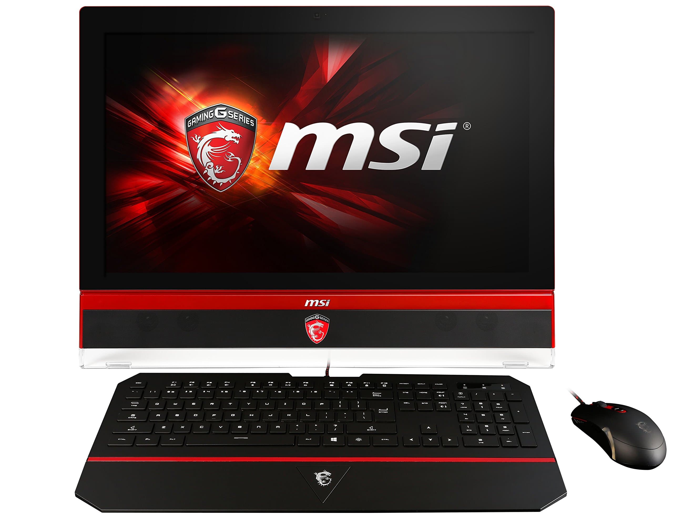 MSI 27T 6QE-002US 27" All-in-One Touchscreen Gaming Desktop Core i7-6700 Geforce GTX980M 16GB 2TB + 256GB SSD (Black/Red)