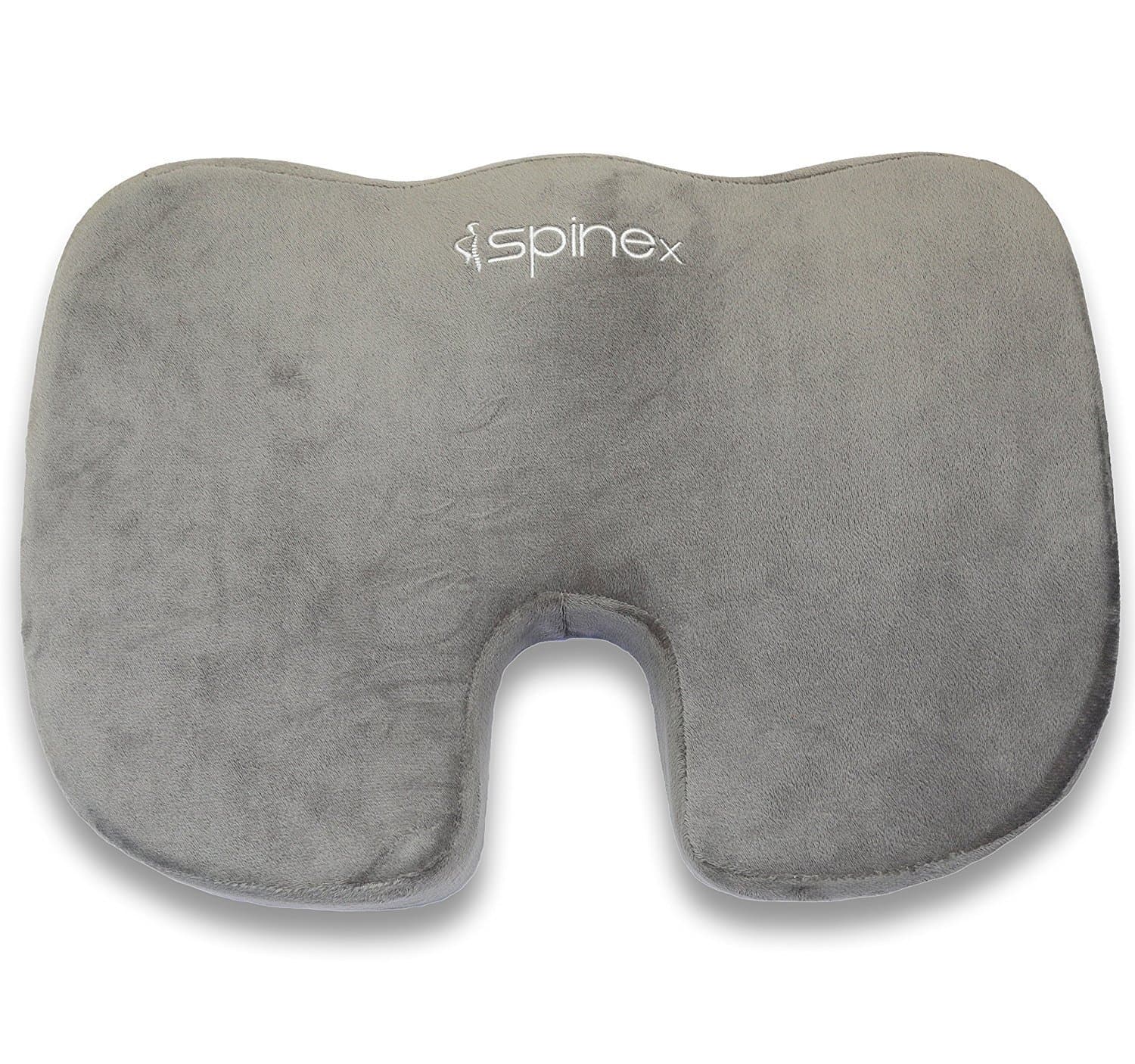 Coccyx Memory Foam Seat Cushion - Orthopedic Memory Foam Office Chair and Car Cushion for Back Support, Tailbone and Sciatica Pain Relief, Washable Cover