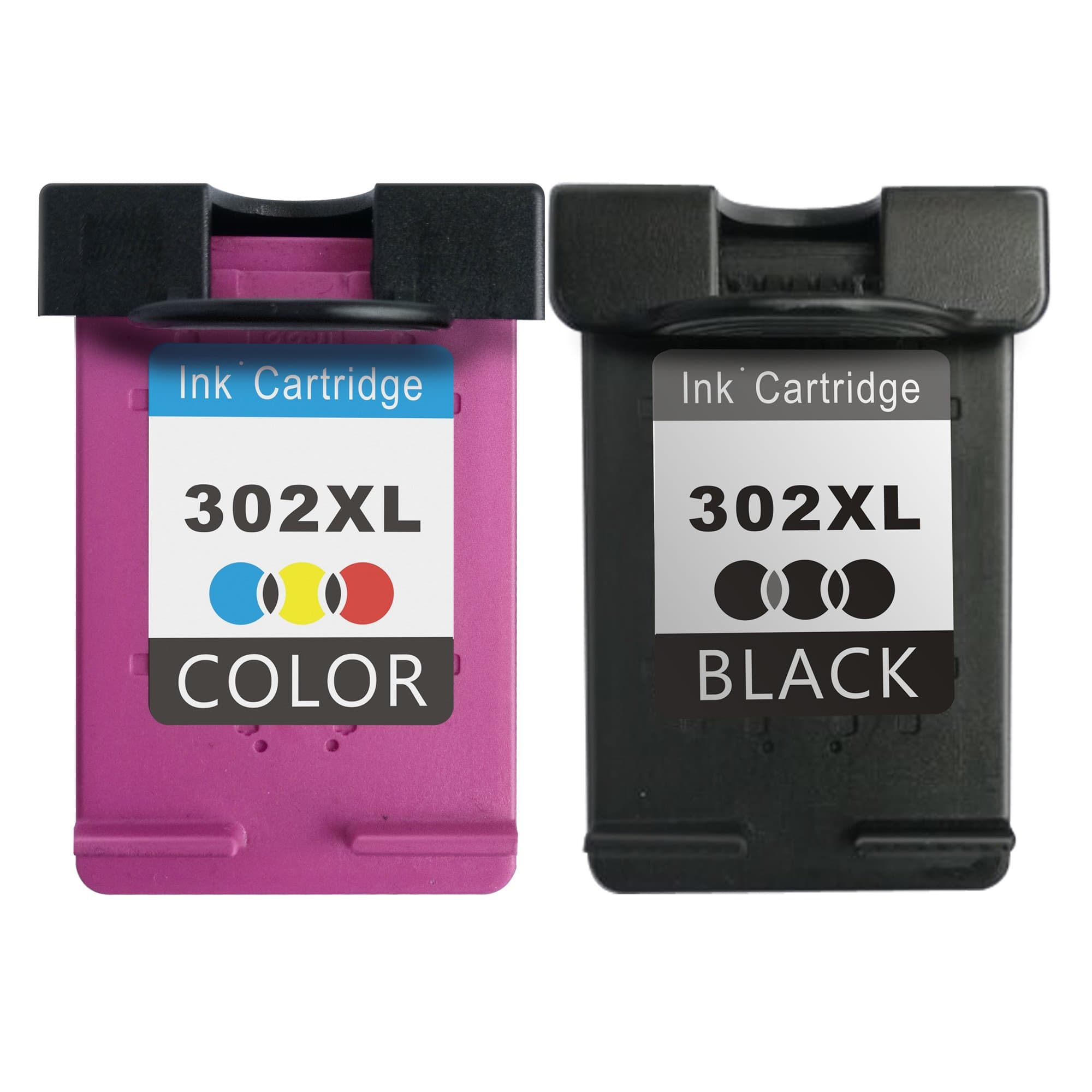 TooTwo Remanufactured HP 302 302XL Ink Cartridges (1 Black,1 Tri-Colour), Compatible with HP DeskJet 1110 1115 2130 2132 3630 3632 3633 3635 OfficeJet 3830 3831 3832 4651 4652 Envy 4520 4521 4522