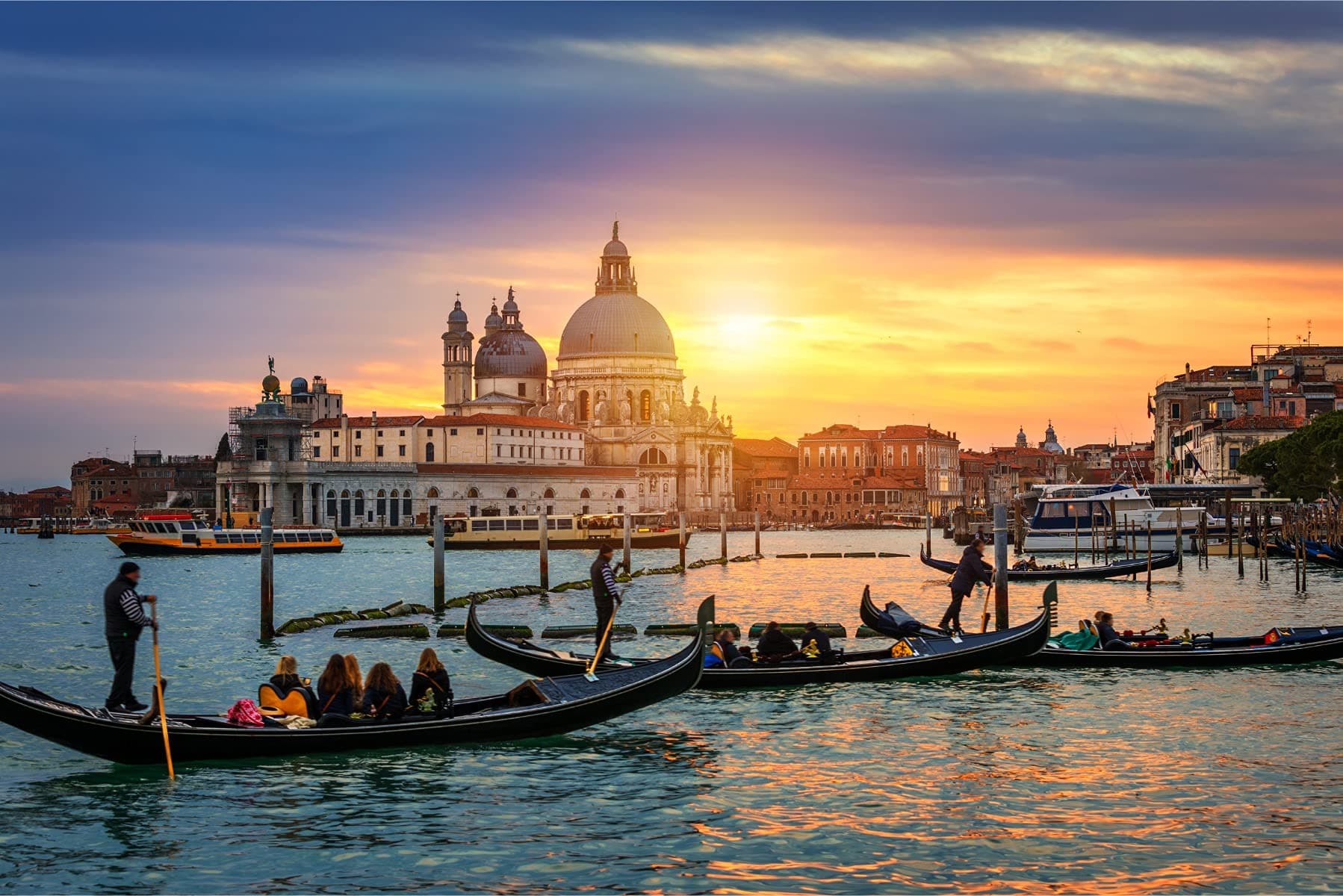 MuraloSelf-Adhesive Photo Wallpaper 416 x 254 cm City Wenice Italy Wallpaper Architecture Old Town Building Rental Houses Living Room Bedroom Wall Picture XXL Wall Width 416 cm x Height 254 cm