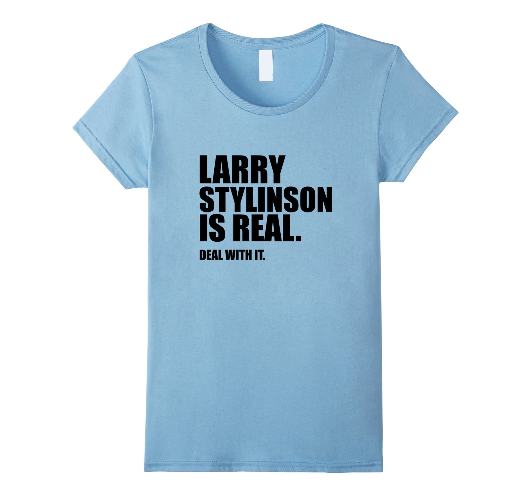 Women's Larry Stylinson is Real T-Shirt Small Baby Blue