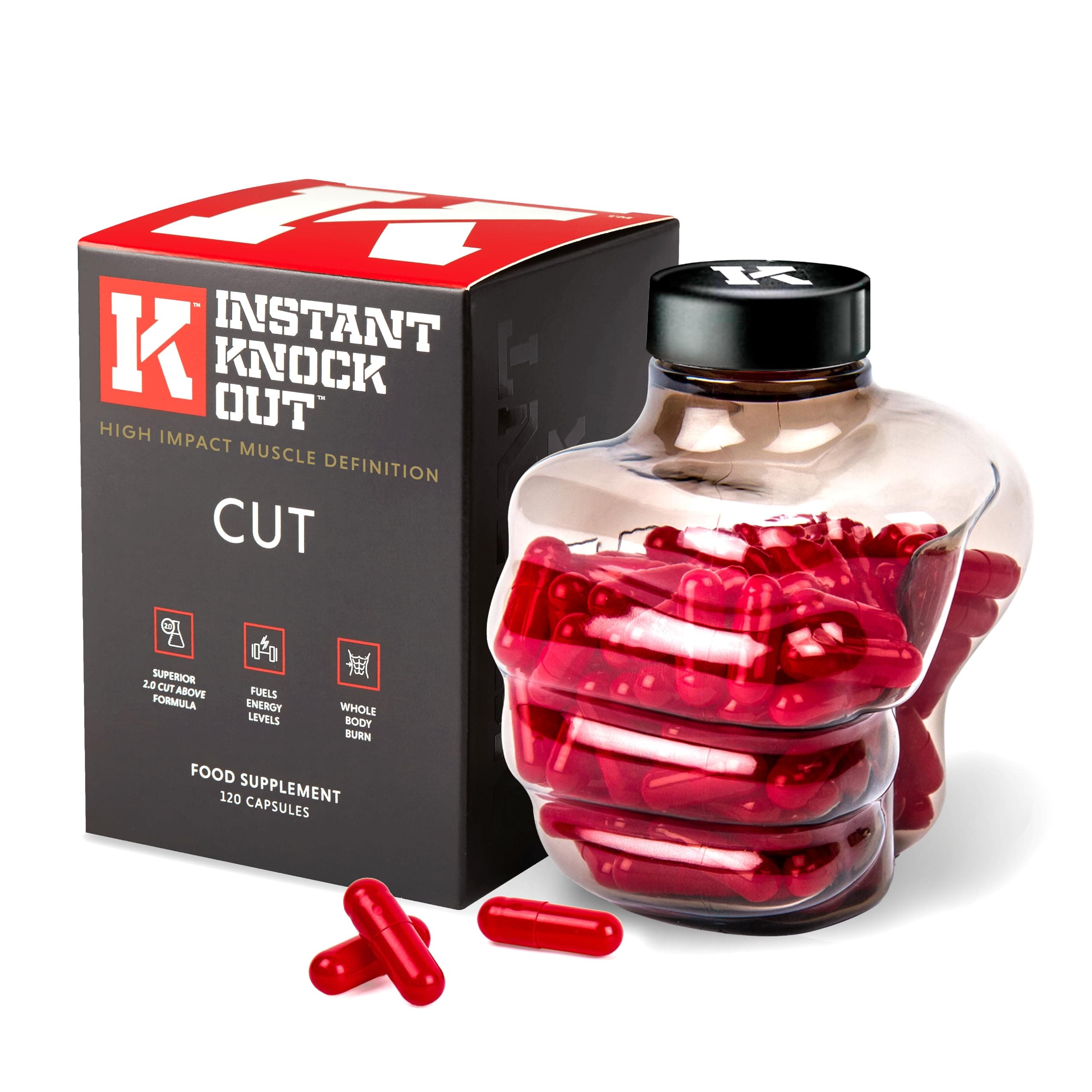 Instant Knockout - Fat Burner Weight Loss Shredding Formula - All Natural Ingredients