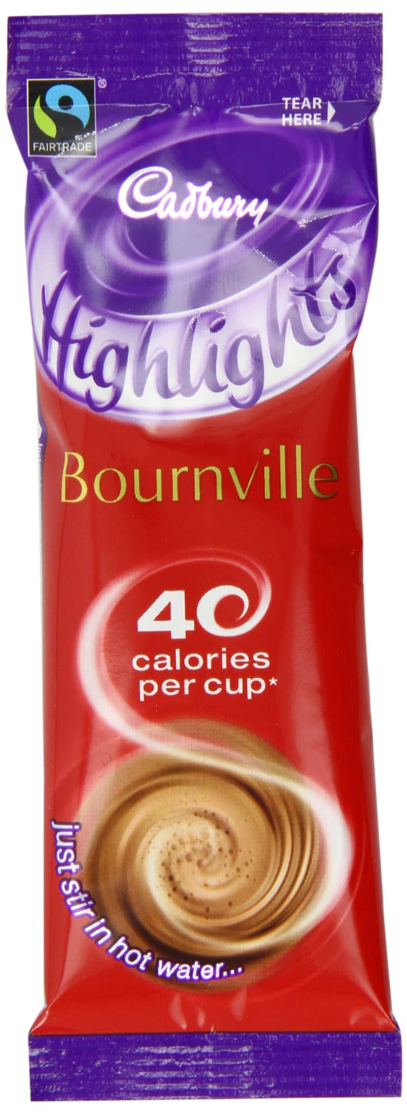 Cadbury Highlights Bournville Dark Hot Chocolate Sticks, 11g (Pack of 30)