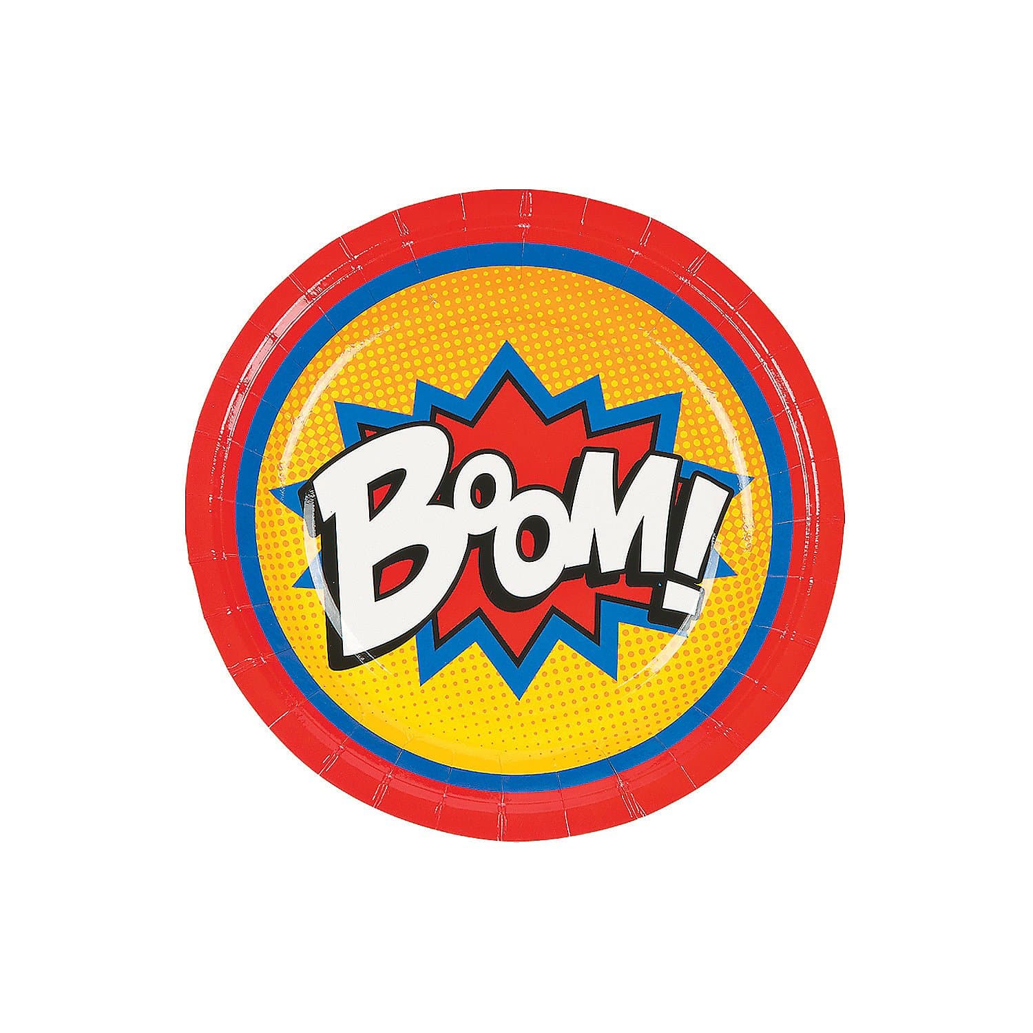 Oriental Trading Company Superhero Dessert Plates (Pack of 8)