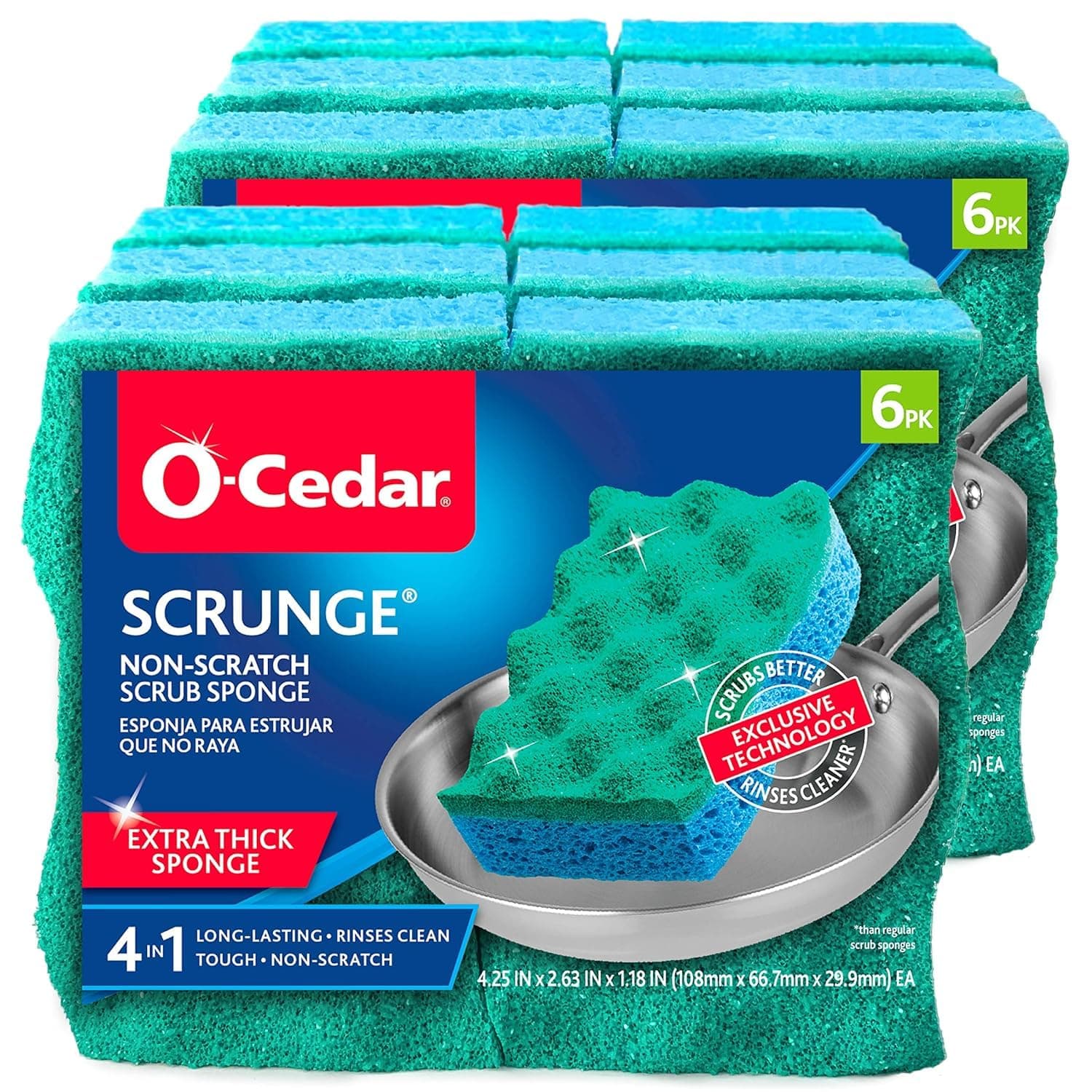 O-Cedar Scrunge 12-Pack