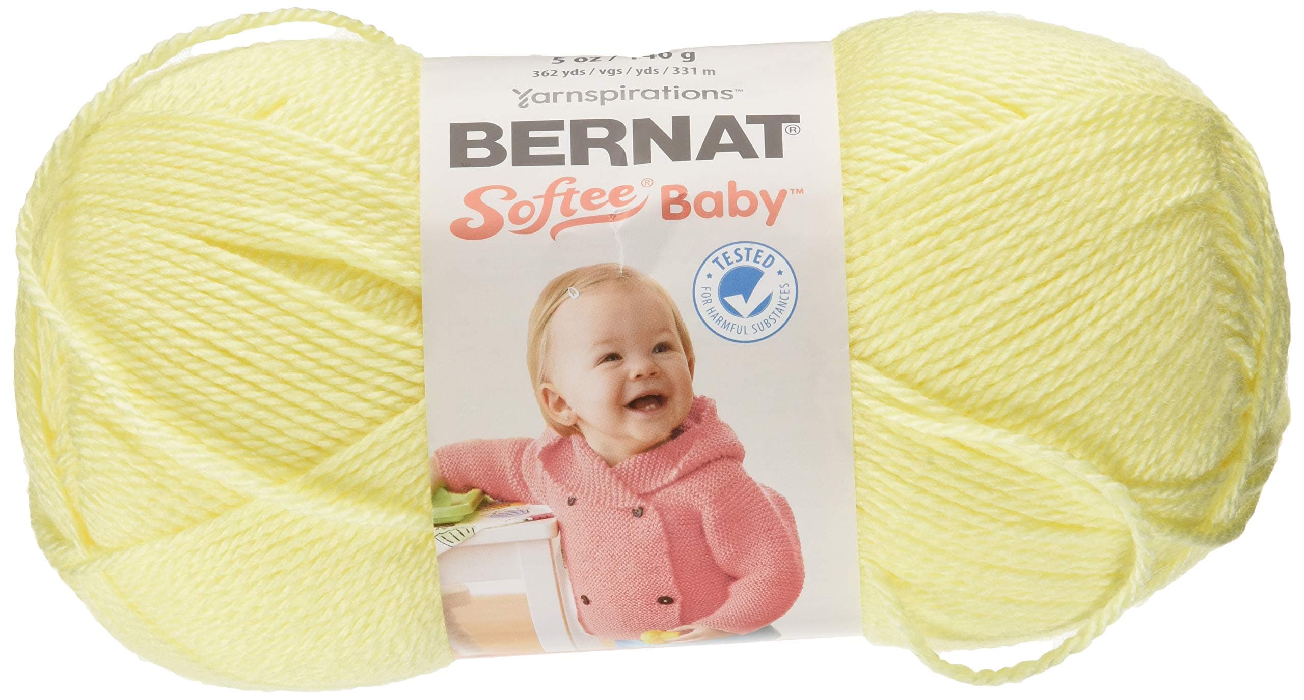 BernatSoftee Baby Yarn, Lemon