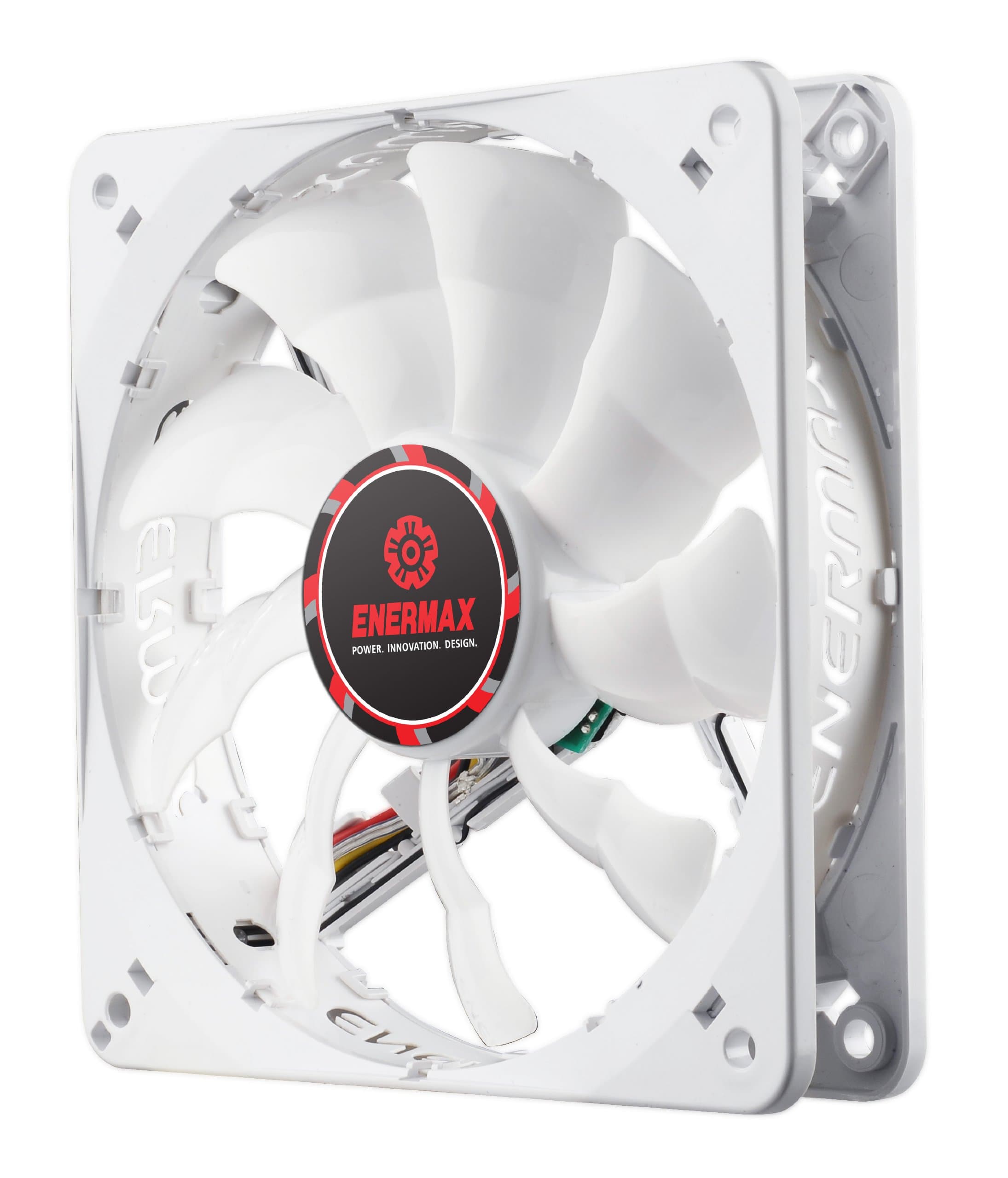 Enermax Cluster Advance APS 120mm Case Fan Cooling, White UCCLA12P