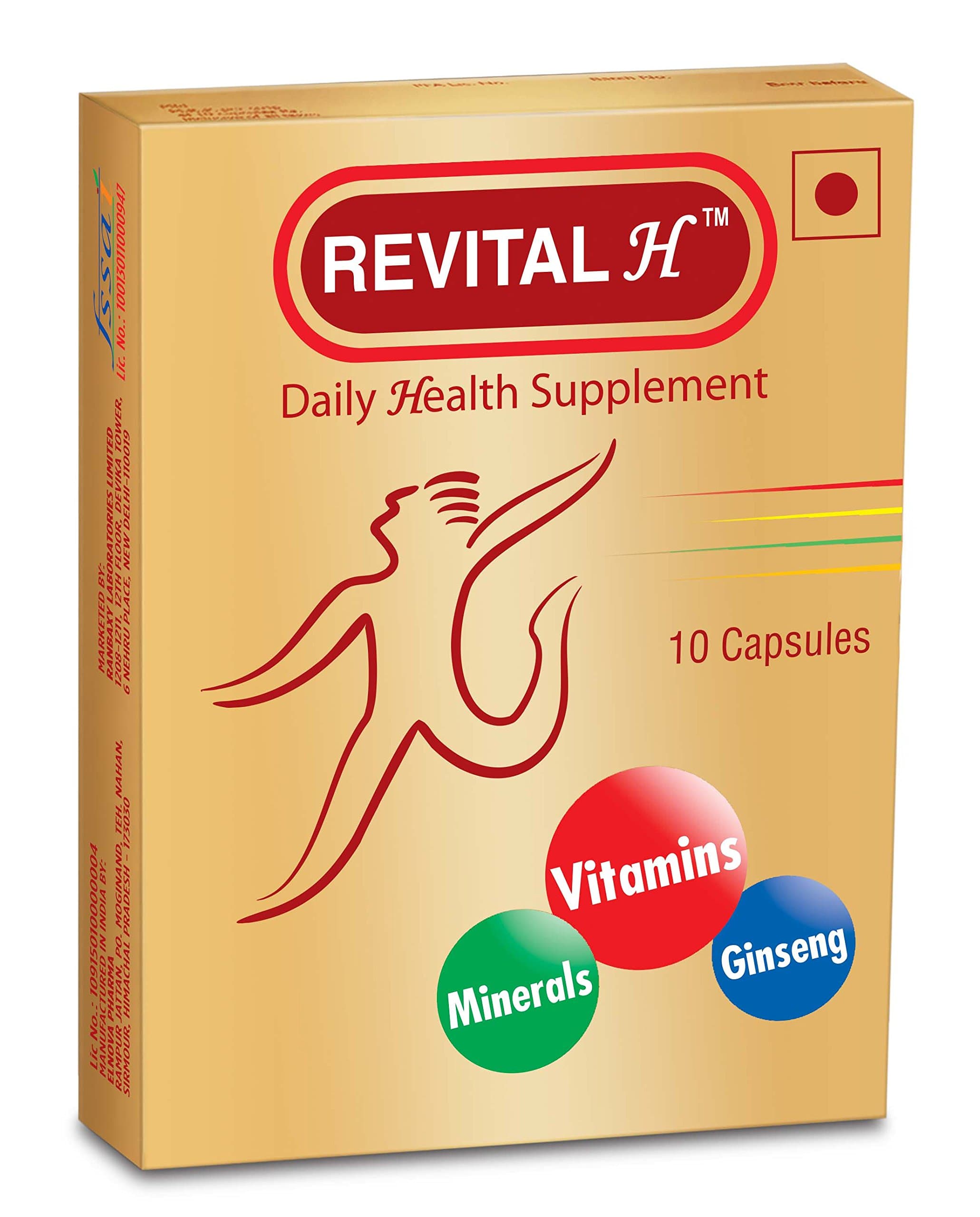 Revital H- 10 Capsules - Pamherbals