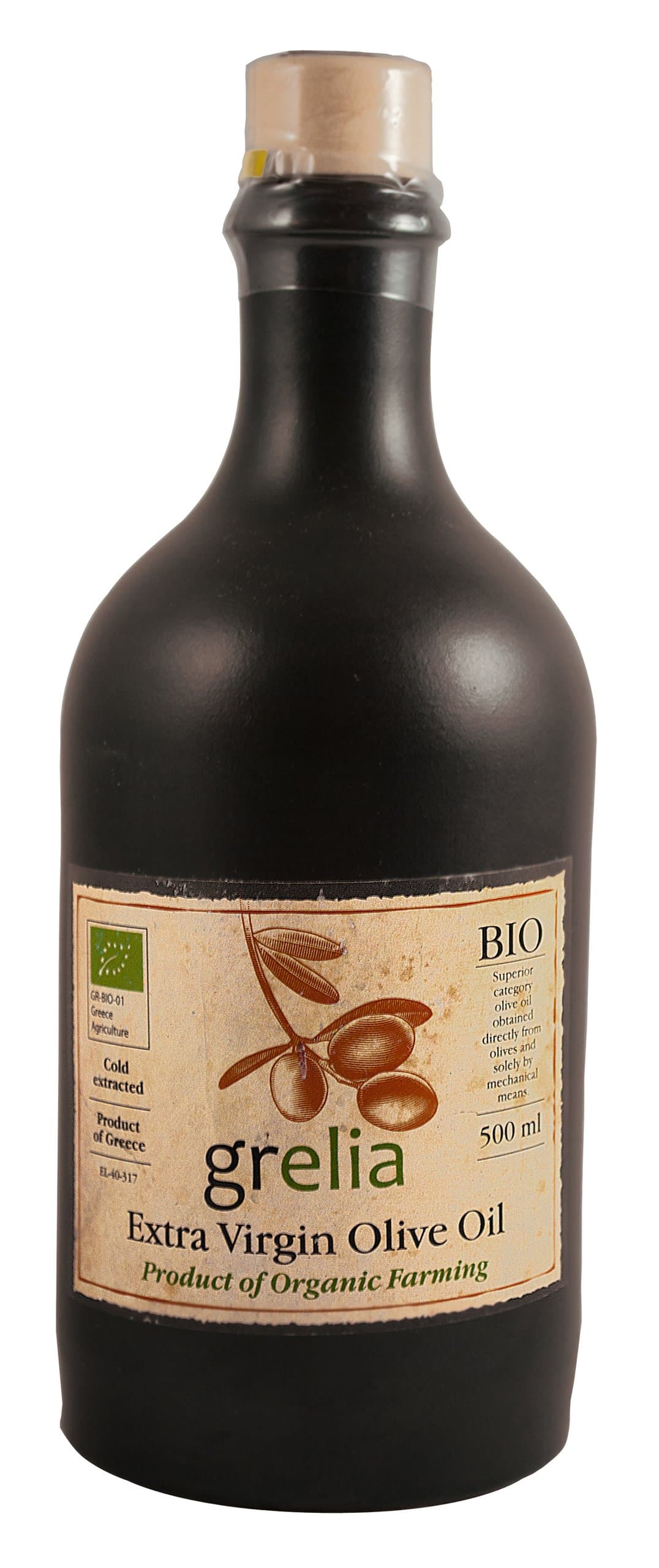 Organic Bio Extra Virgin Greek Olive Oil 500 ml Ceramic bottle