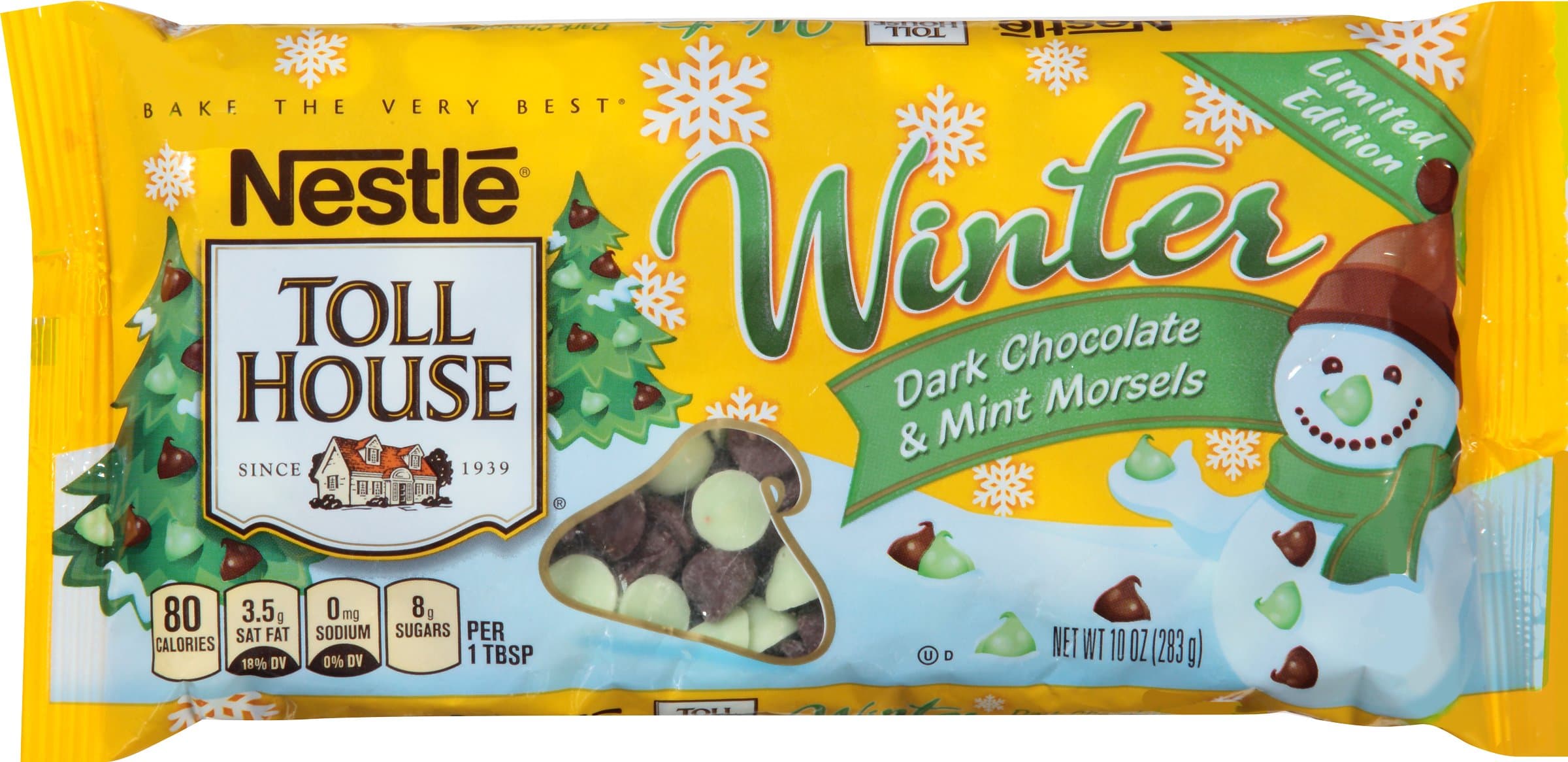 Nestle Toll House Dark Chocolate and Mint Morsels, 10 Ounce