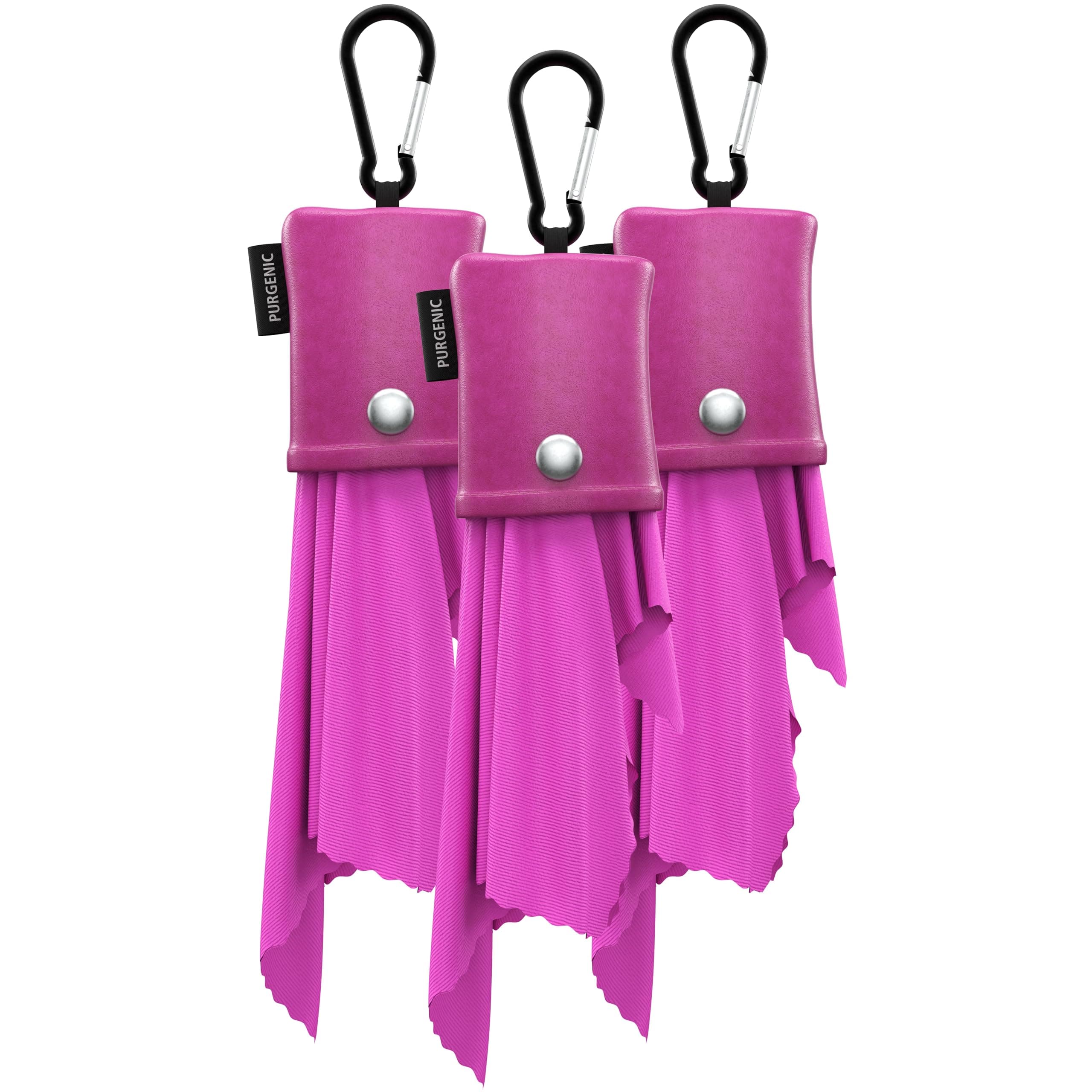 Microfiber Cloth & Glasses Wipes (3 Pack) Lens & Glasses Cleaning Cloth - Eye Glass Clean Cloths - Eyeglass Cleaning Cloth - Glass Cleaning Cloth - Camera Lenses & Gadget Delicate Screens - Pink