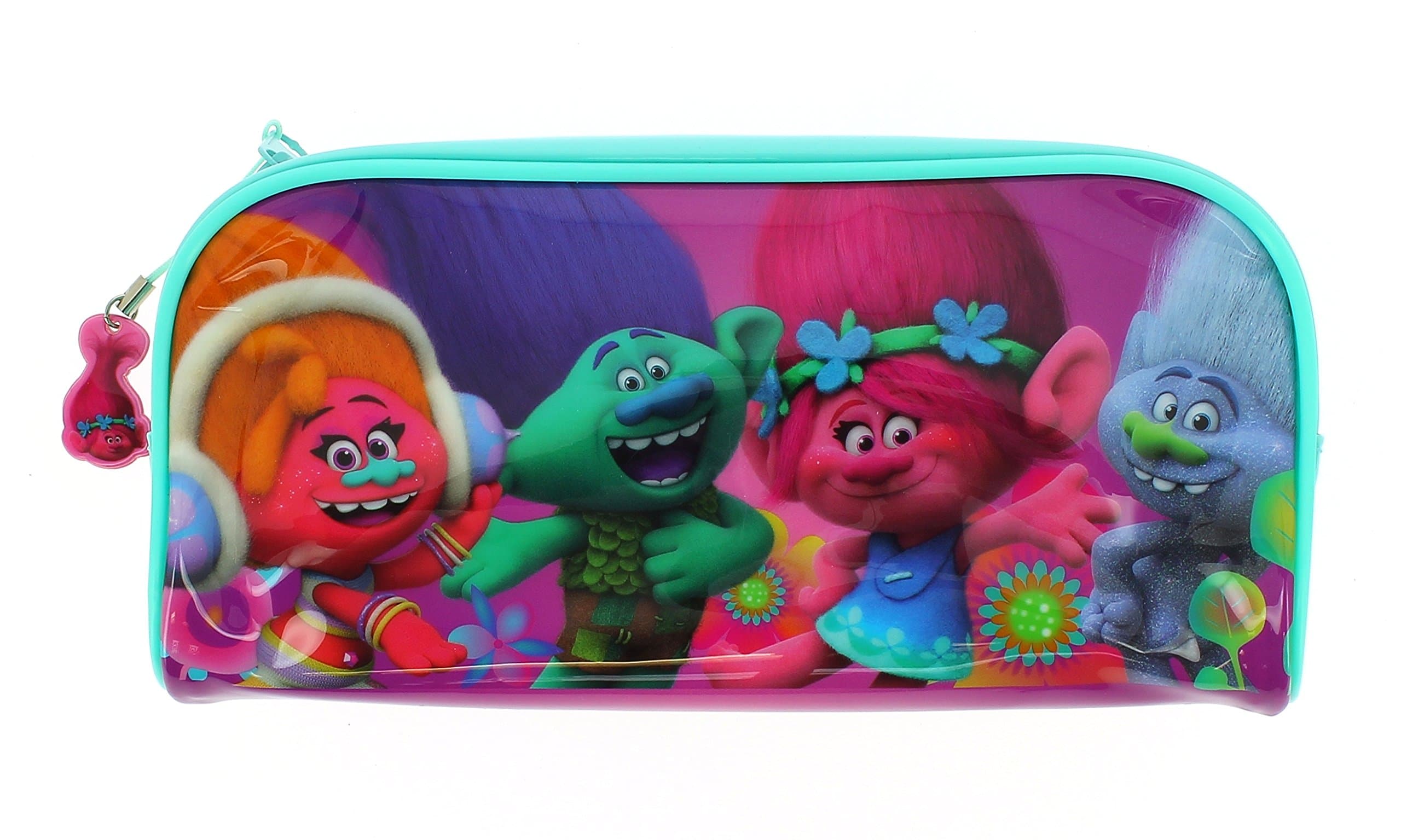 Trolls Movie Pencil Case with Dangler