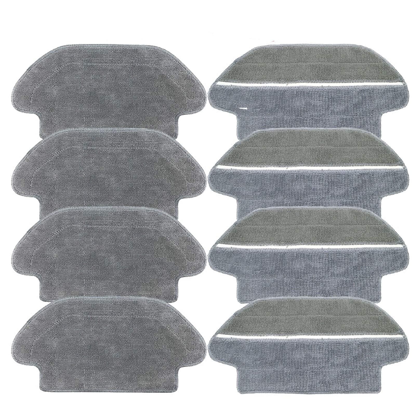 De Galen Replacement Parts Cleaner Fitting Mop Inserts fit for Viomi V2 V-RVCLM21B mijia STYJ02YM Series Robot Cleaner Fitting Fabric mop Insert kit (Color : Grey) Accessories (Color : Light Grey)