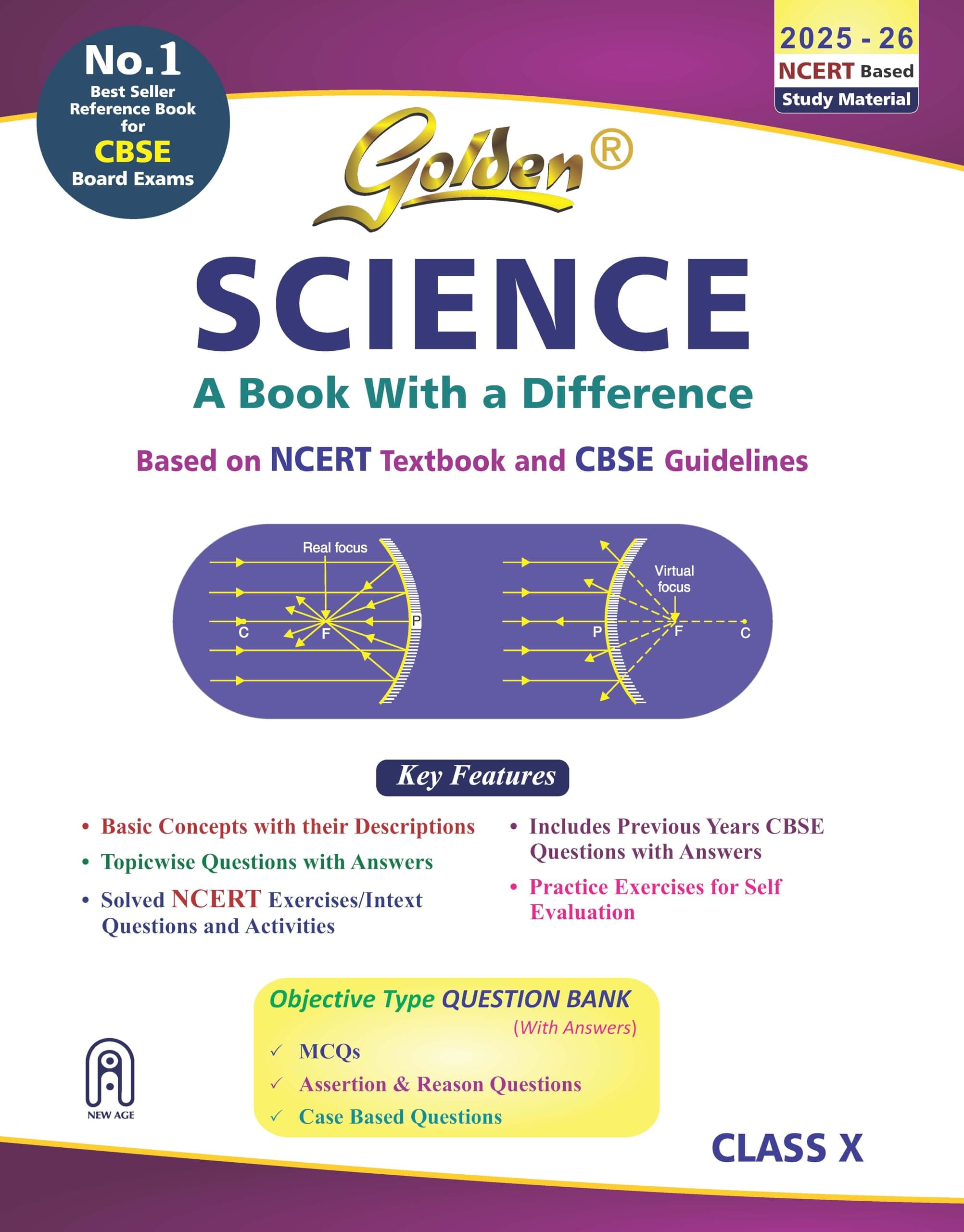 Golden Science: (With Sample Papers) A book with a Difference for Class- 10 (For 2021 CBSE Final Exams) Paperback