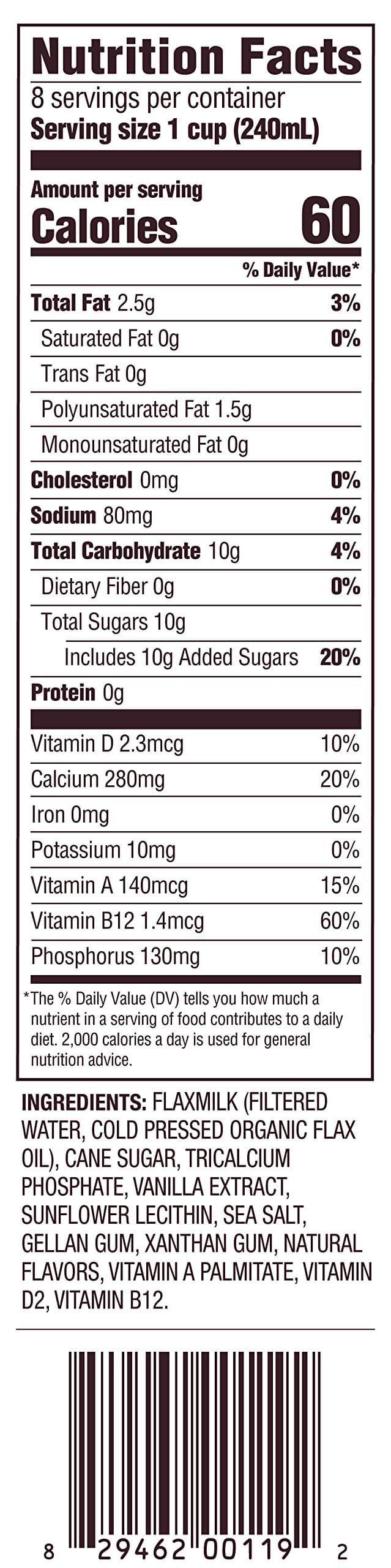 Good Karma Flax Milk Original, 64.0 oz