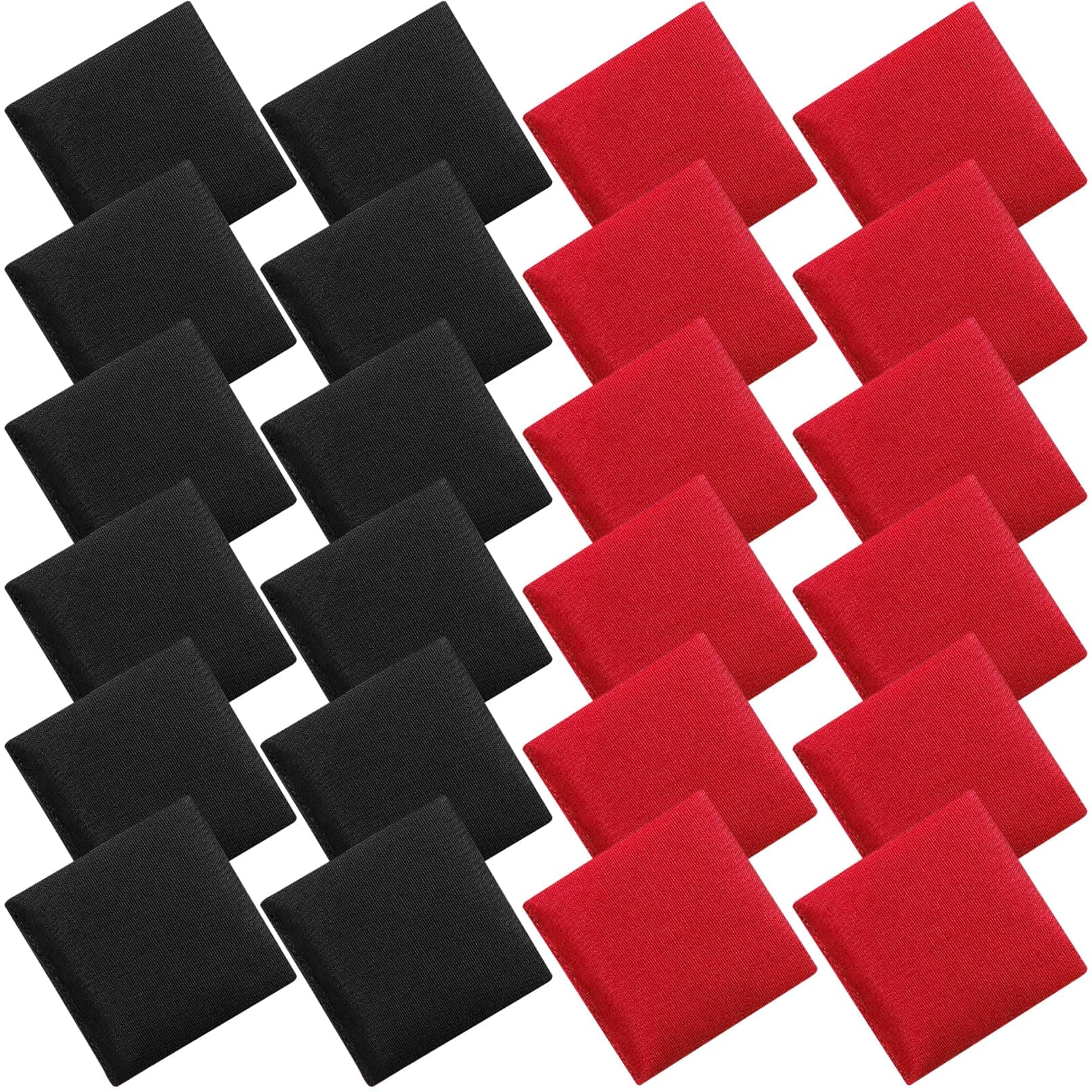 24 PCS Mini Bean Bags for Kids,Cornhole Bean Bags for Hand Toss Games,Nylon Small Bean Bags,Sack Tossing Beanbags for Family Games,2.75 x 2.75 Inch