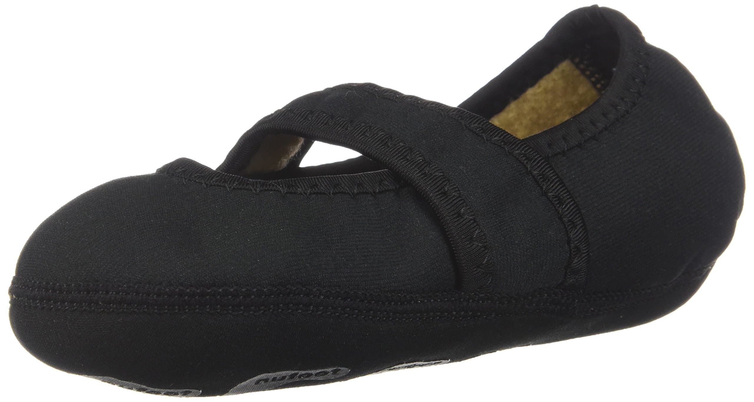 NufootWomen's Mary Jane Slipper, Black, Large