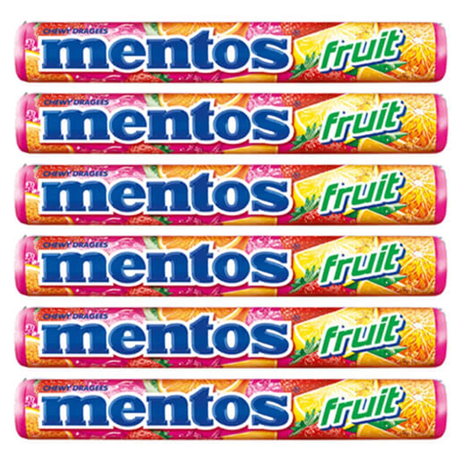 Mentos Fruit Roll,6 X 29 Grams