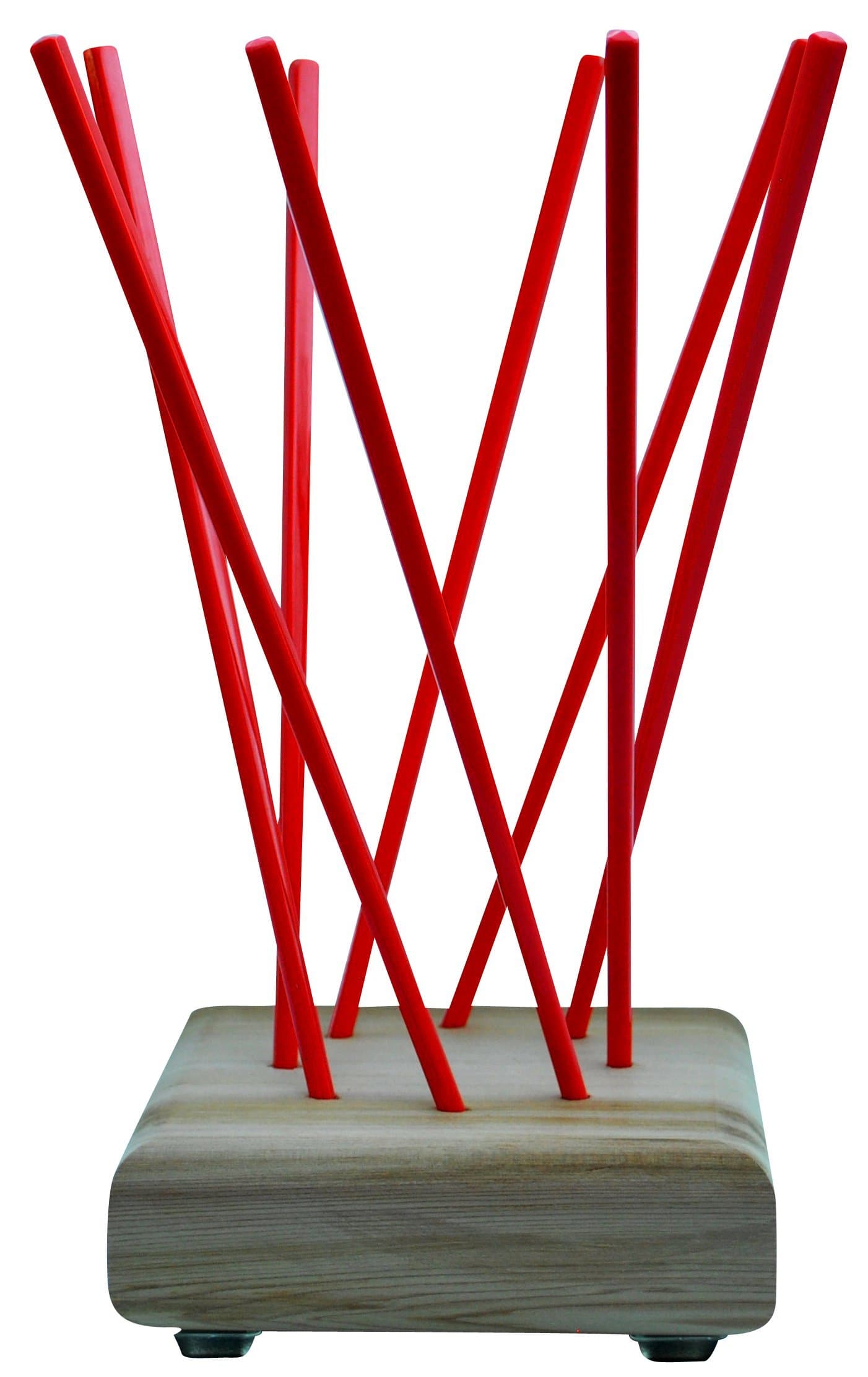 AIRODRYNAMICⓇ CW8R Bottle & Bag Drying Rack with Red Spindles