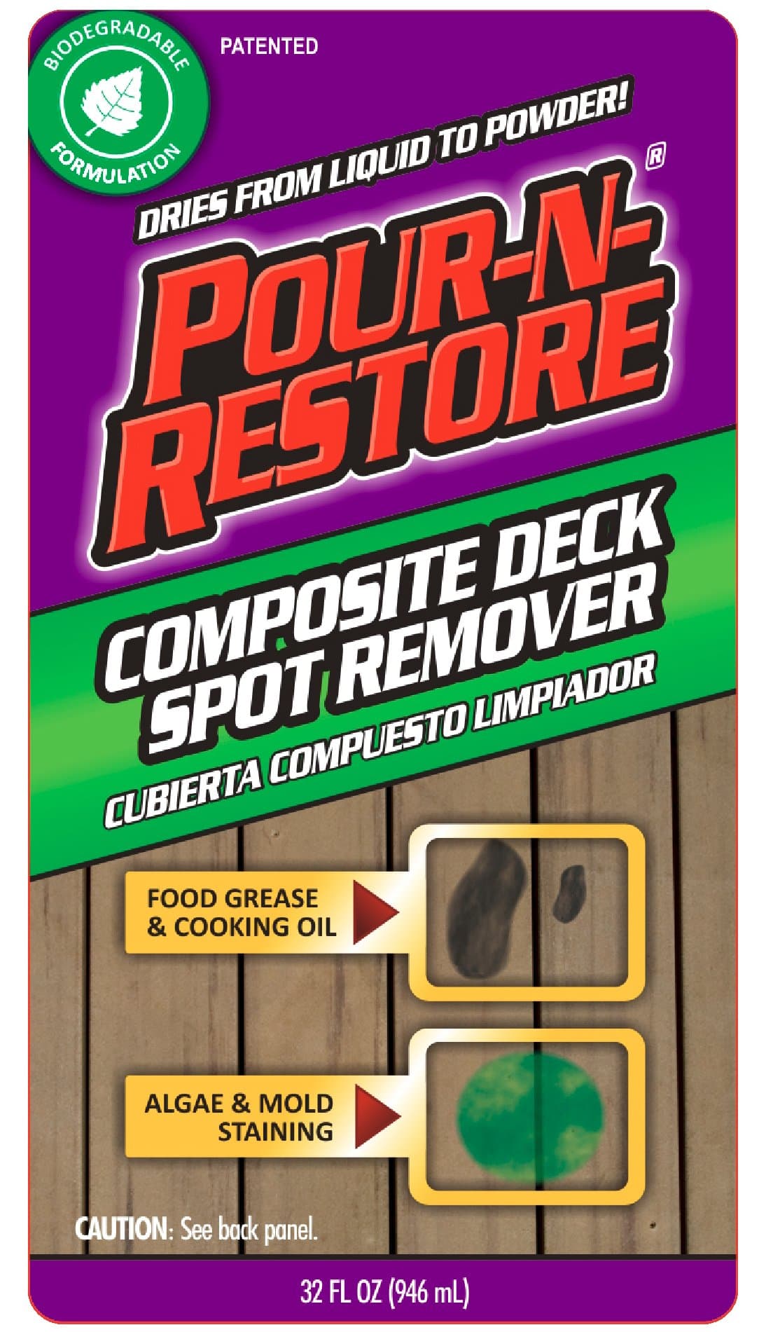 Pour-N-Restore" Composite Deck Spot Remover 32oz
