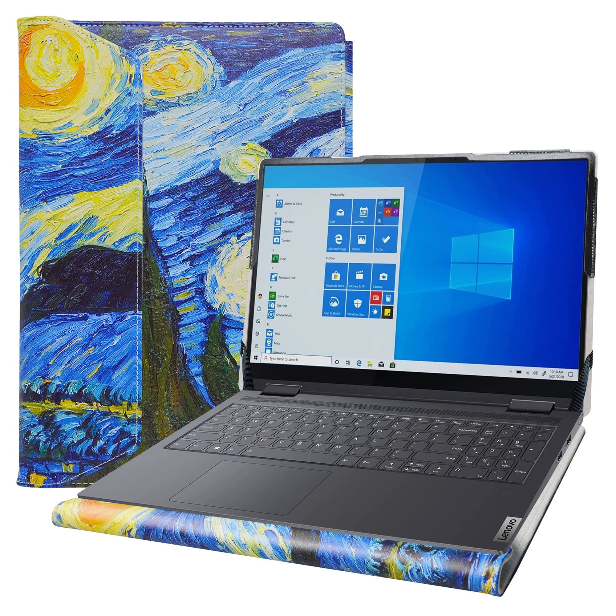 Alapmk Protective Case for Lenovo Yoga 7i 2-in-1 16 Gen 9/Yoga 7i 16 Gen 8 &case for HP EliteBook 860 G11/ EliteBook 860 G10/ProBook 460 G11/EliteBook 660 G11 16"[Not fit Yoga 7i 14/15],Starry Night