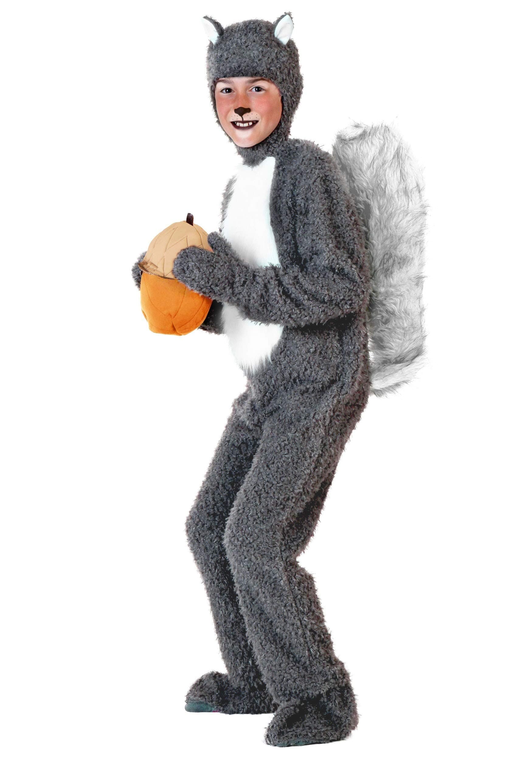 Kids Furry Squirrel Costume Funny Animal Costume for Boys and Girls