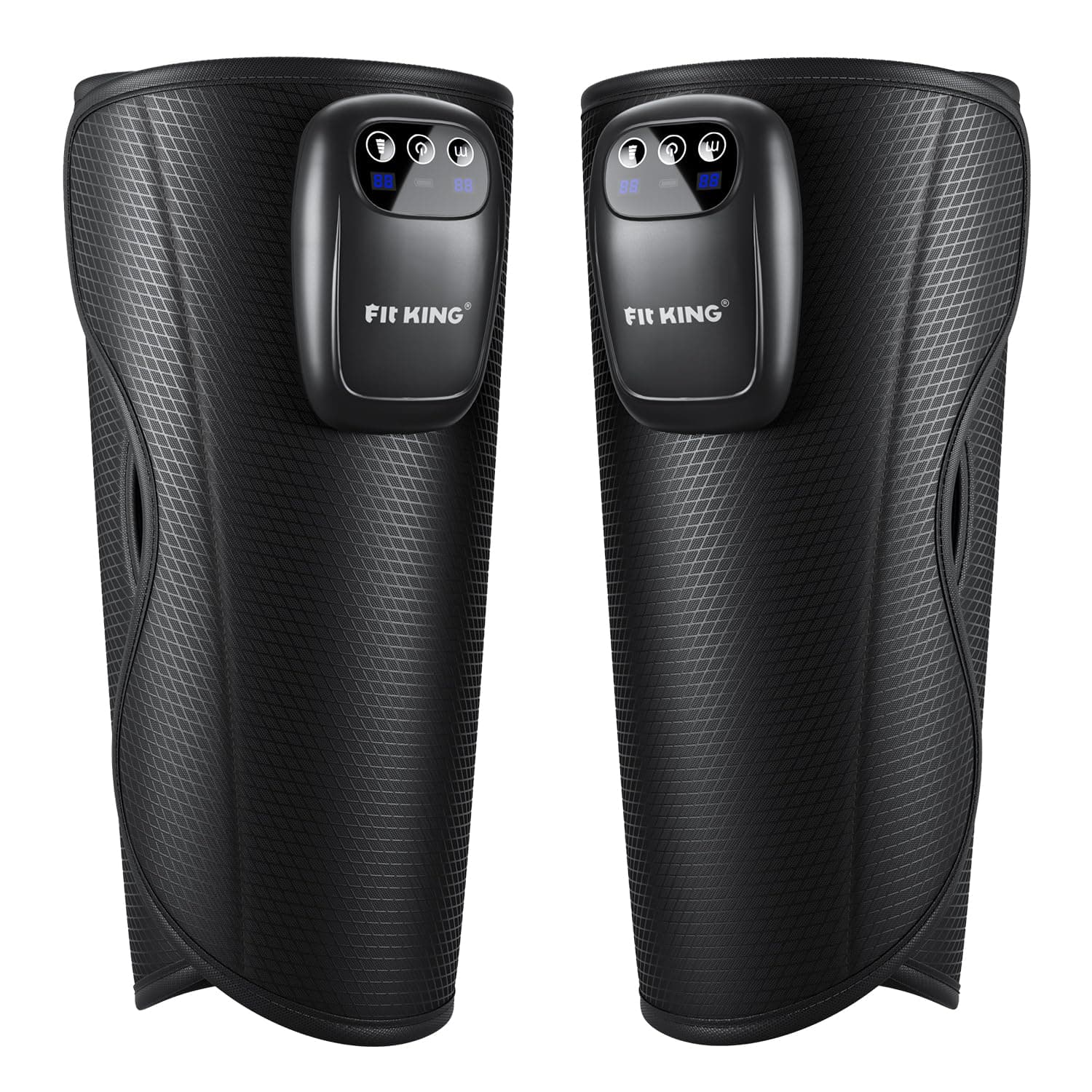 FIT KING Cordless Calf Massager, Rechargeable Leg Massagers for Pain and Circulation Portable Arm Massager Machine Muscle Relaxation Gifts for Gym Enthusiast Athlete