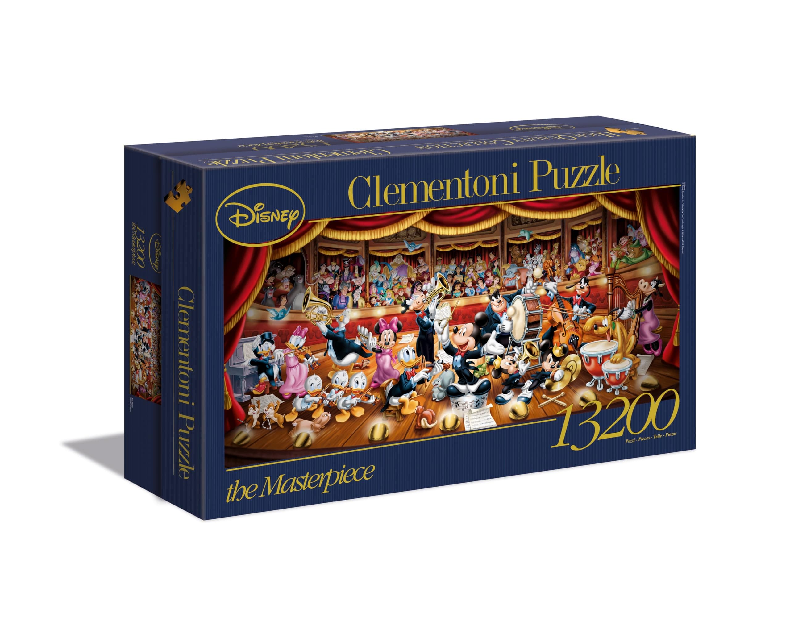 Clementoni 38010 Disney Orchestra - Puzzle 13200 Pieces, Panorama, Skill Game for the Whole Family, Adult Puzzle from 10 Years