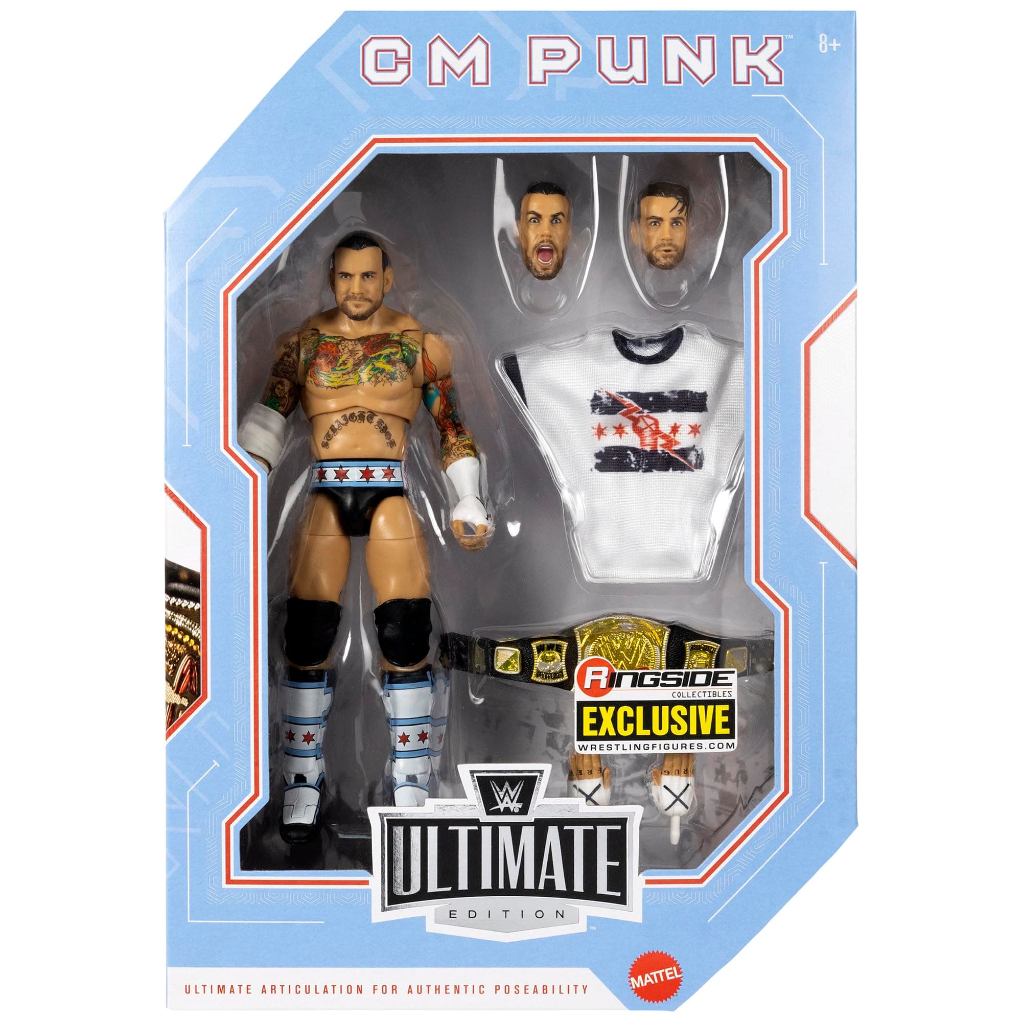 WWE CM Punk (MITB 2011) Ultimate Edition Ringside Exclusive Toy Wrestling Action Figure