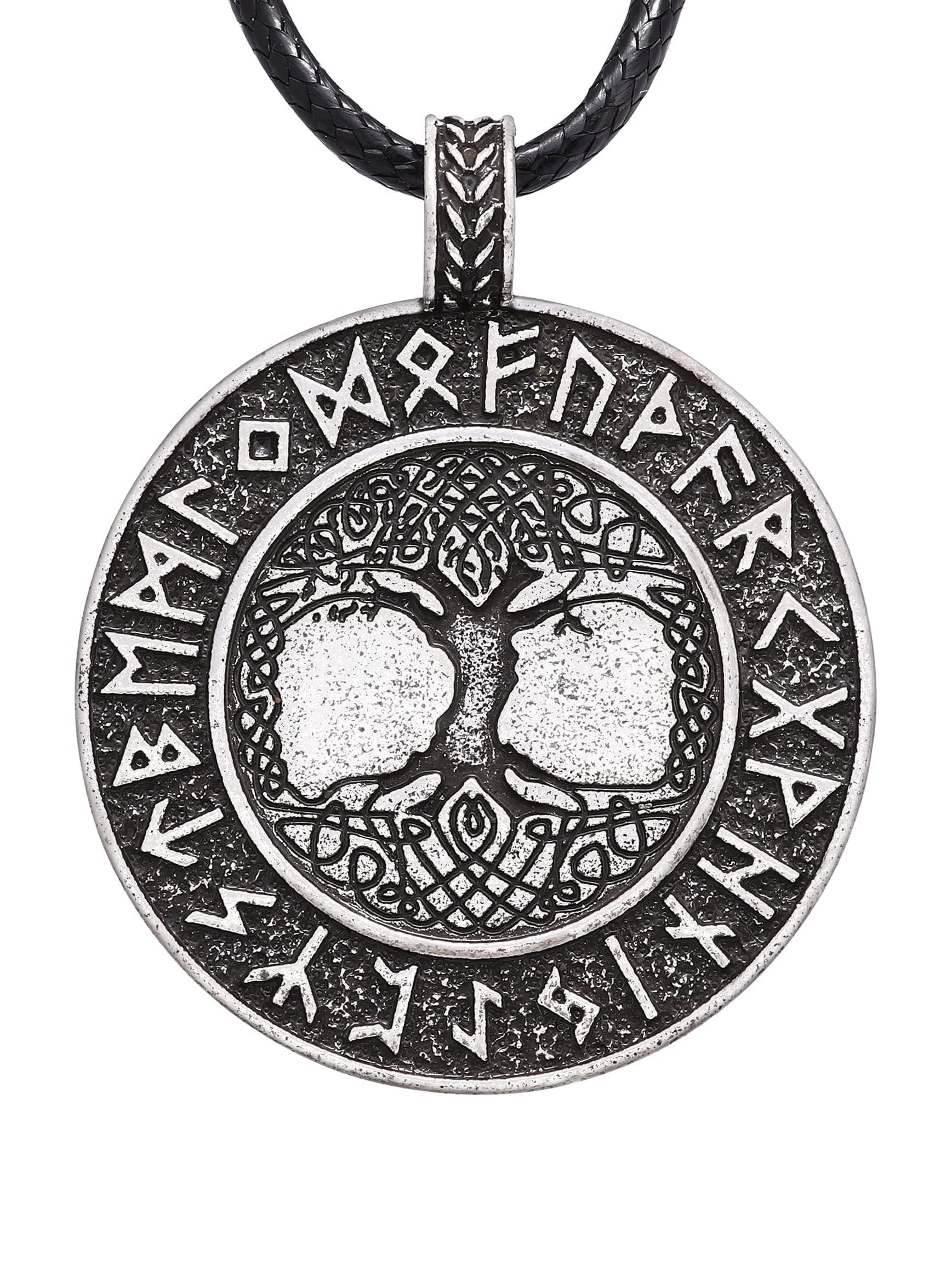 Viking Celtic Wiccan Tree of Life Pendant Necklace, Tree of Life Jewelry Gifts for Men and Women