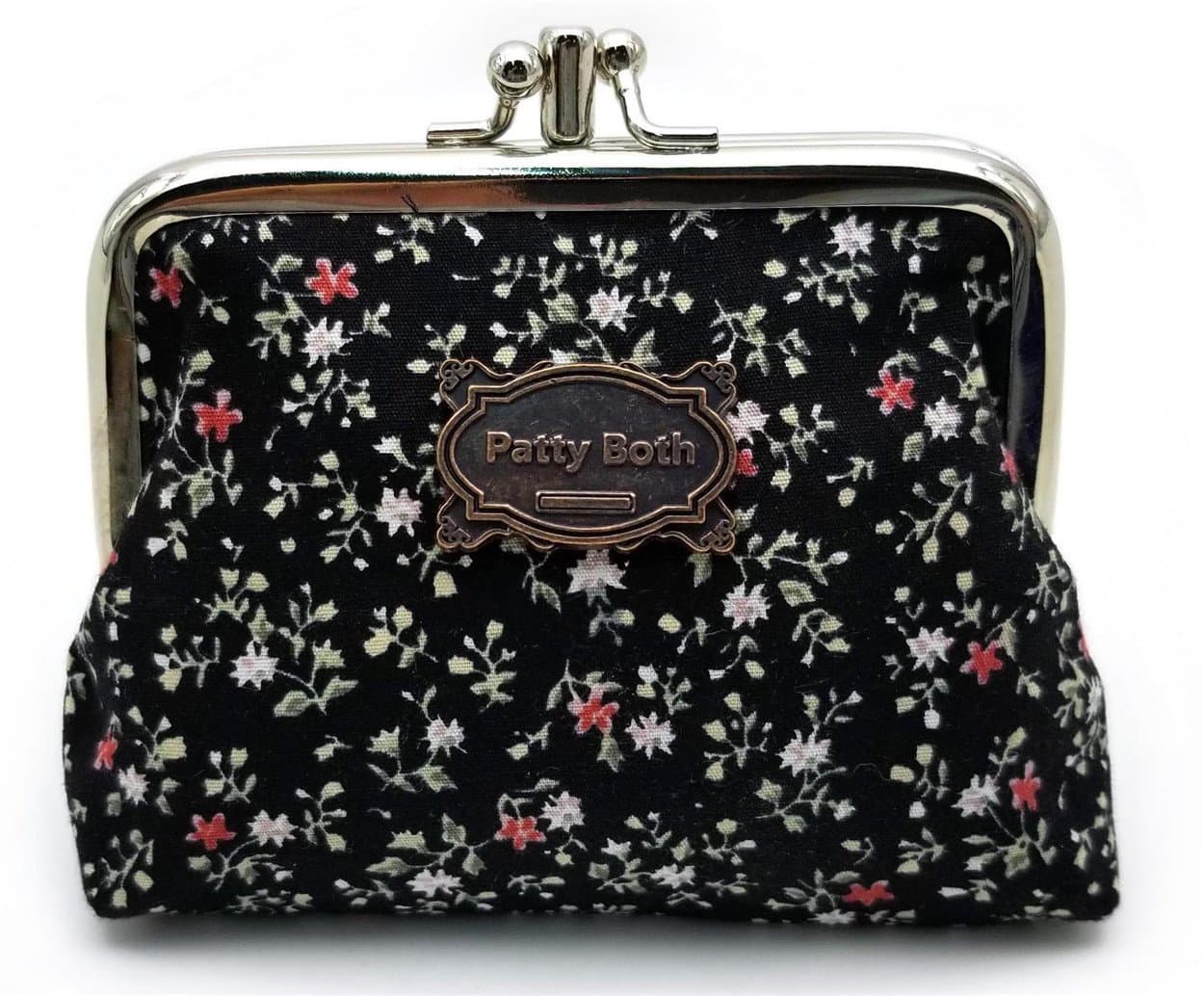 Patty Both Cute Classic Floral Exquisite Buckle Coin Purse