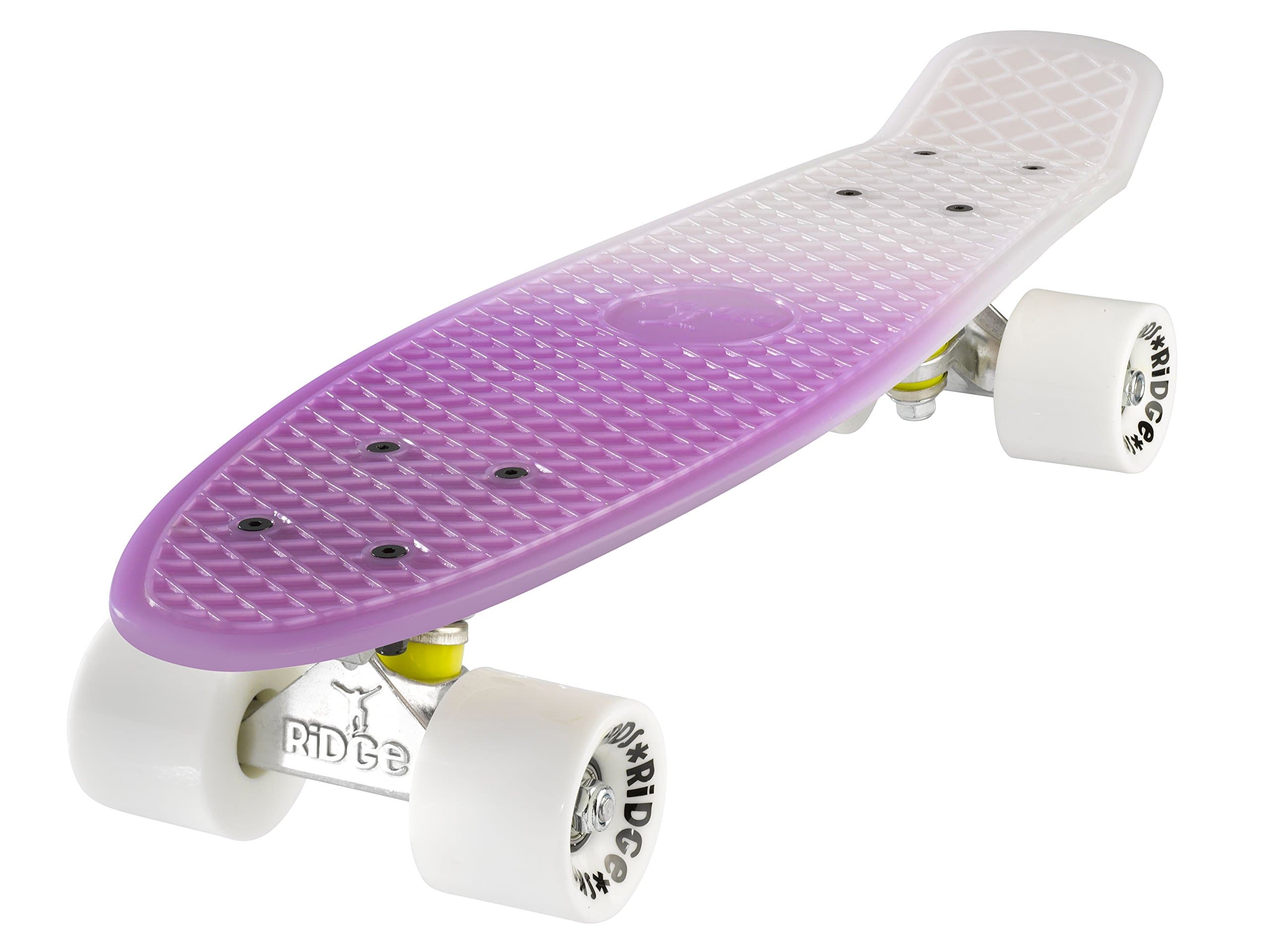 Ridge Unisex Adult Hyperlight 22 Inch Mini Cruiser Skateboard White
