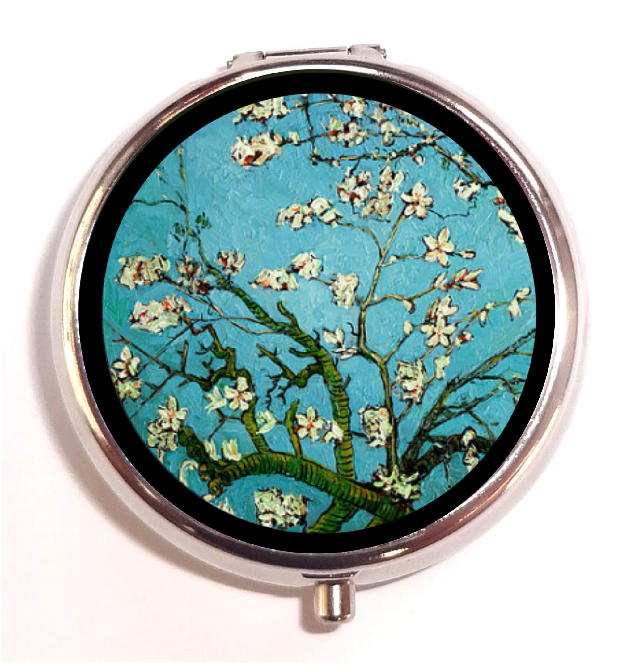 Van Gogh Pill Box Almond Blossoms Pill Case Medicine Organizer