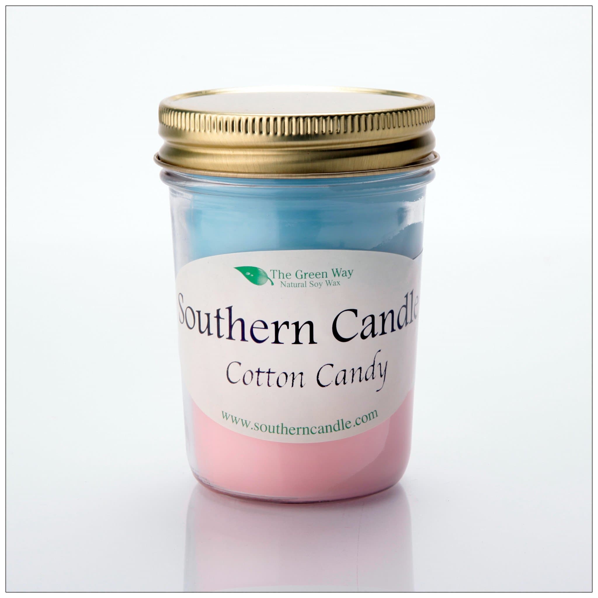 Cotton Candy - 8 oz Heritage Jar Natural Soy Wax Candle