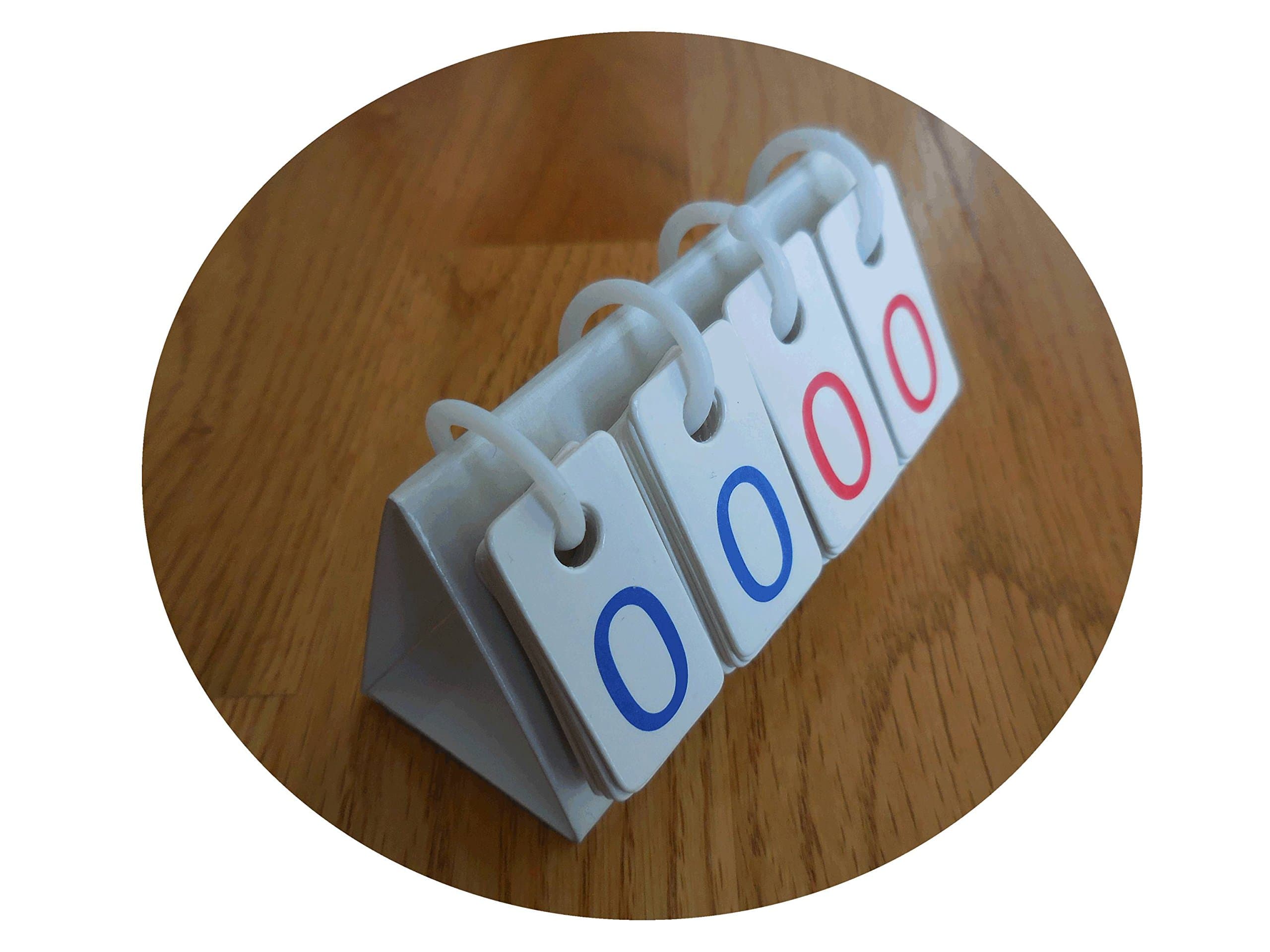 Duplay 2 Multi-Functional Mini Scoreboards (Medium) - Portable Scorebook Flip Scorecard Tabletop Compact Flipper Scorekeeper Score Card Digital Calendar Day Countdown Body Weight Counter Math Game