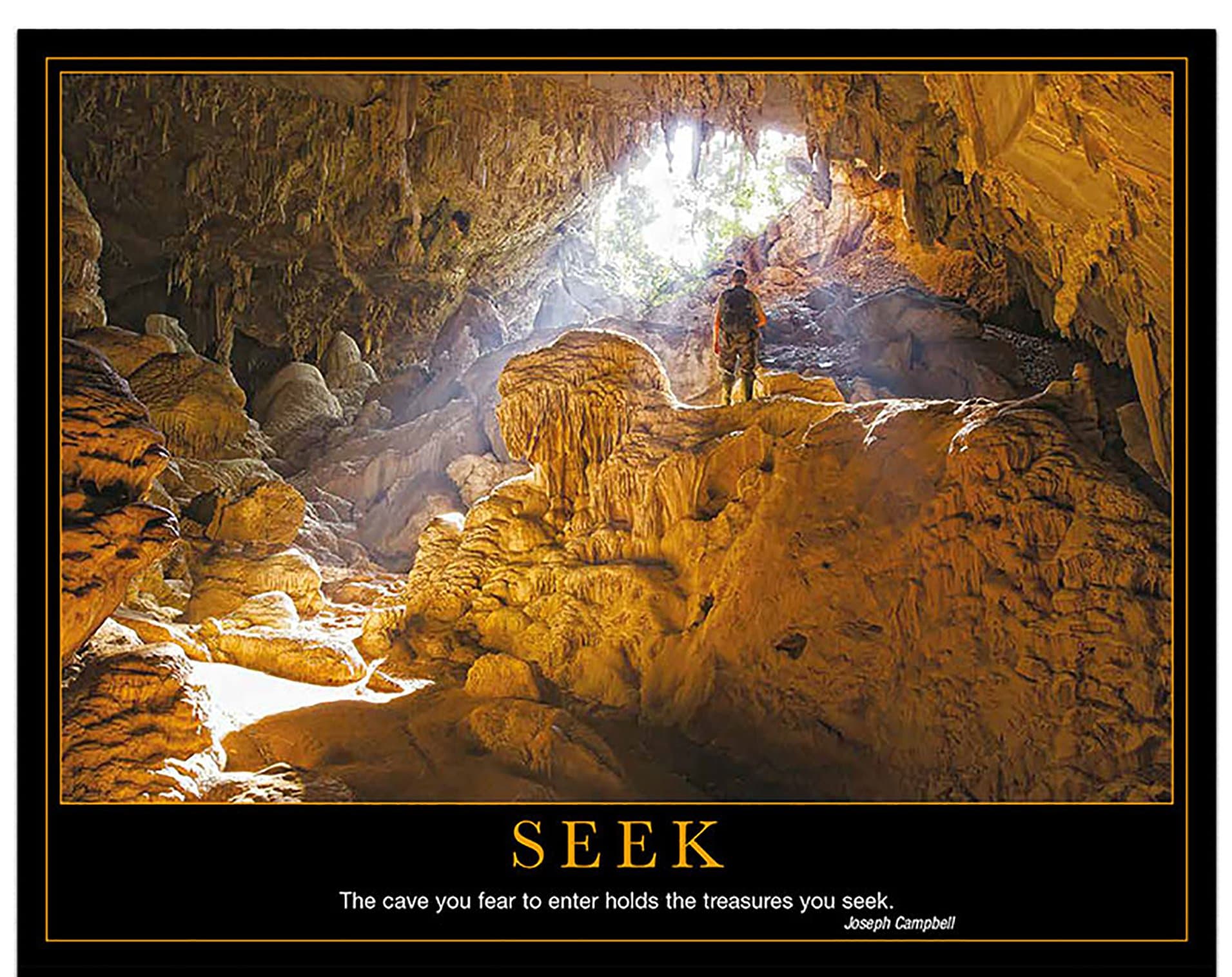 Simply Calendar -"Motivation"- Achieving Goals 2019 Wall Calendar - 10.5" x 18" (Open)