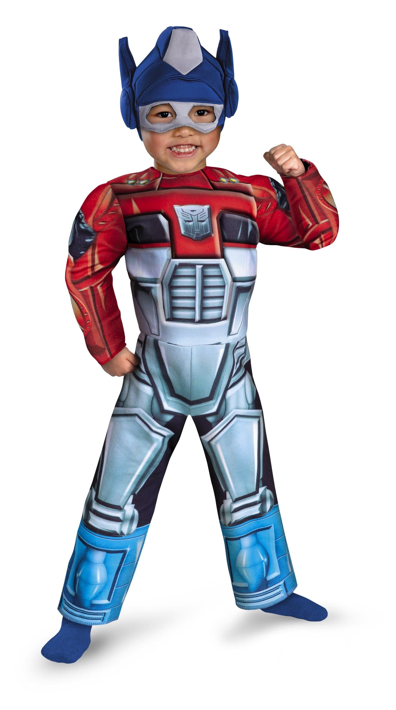Transformers Rescue Bots Optimus Prime Toddler Muscle Costume, 2T