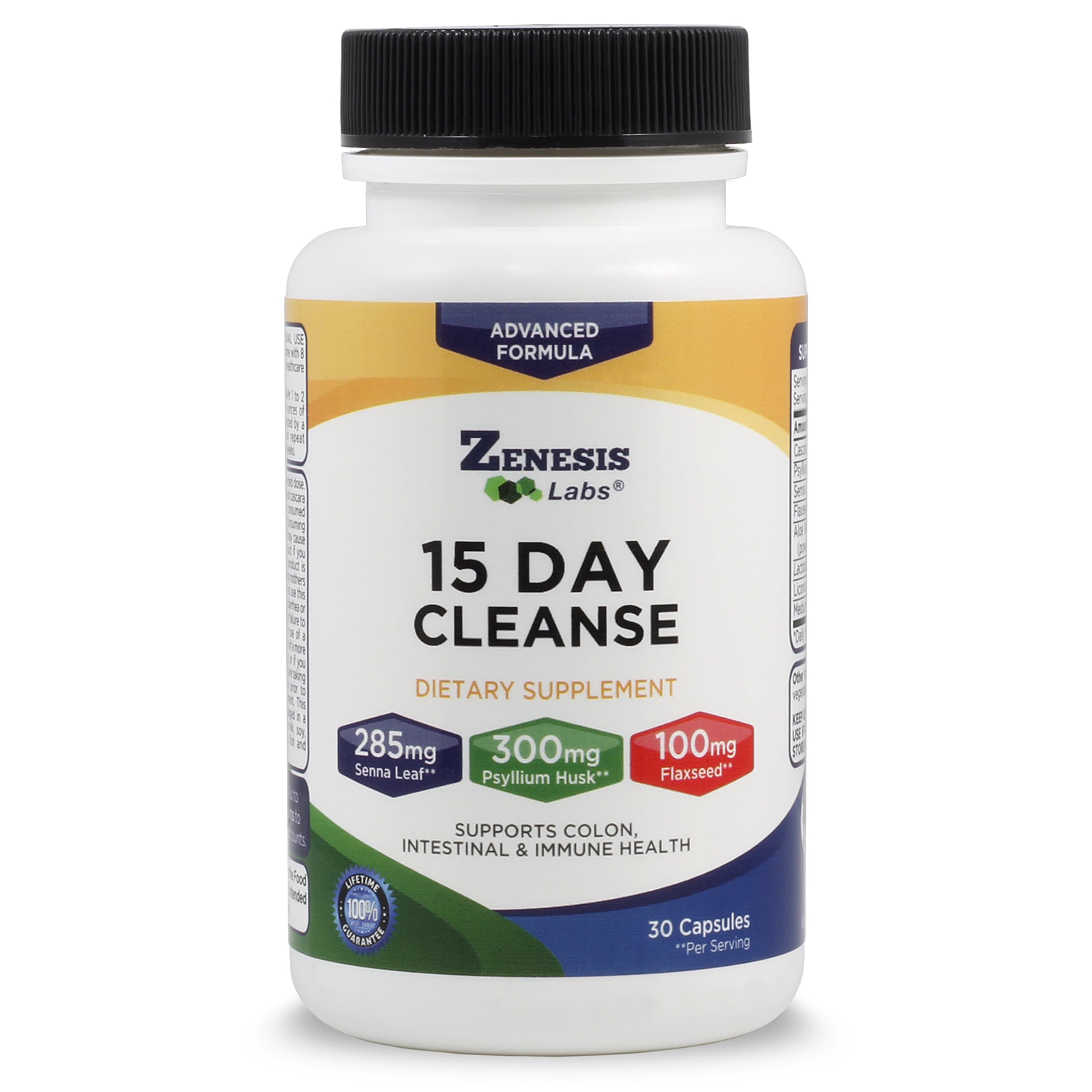 Zenesis Labs 15 Day Detox Cleanse - Natural, Gentle & Effective