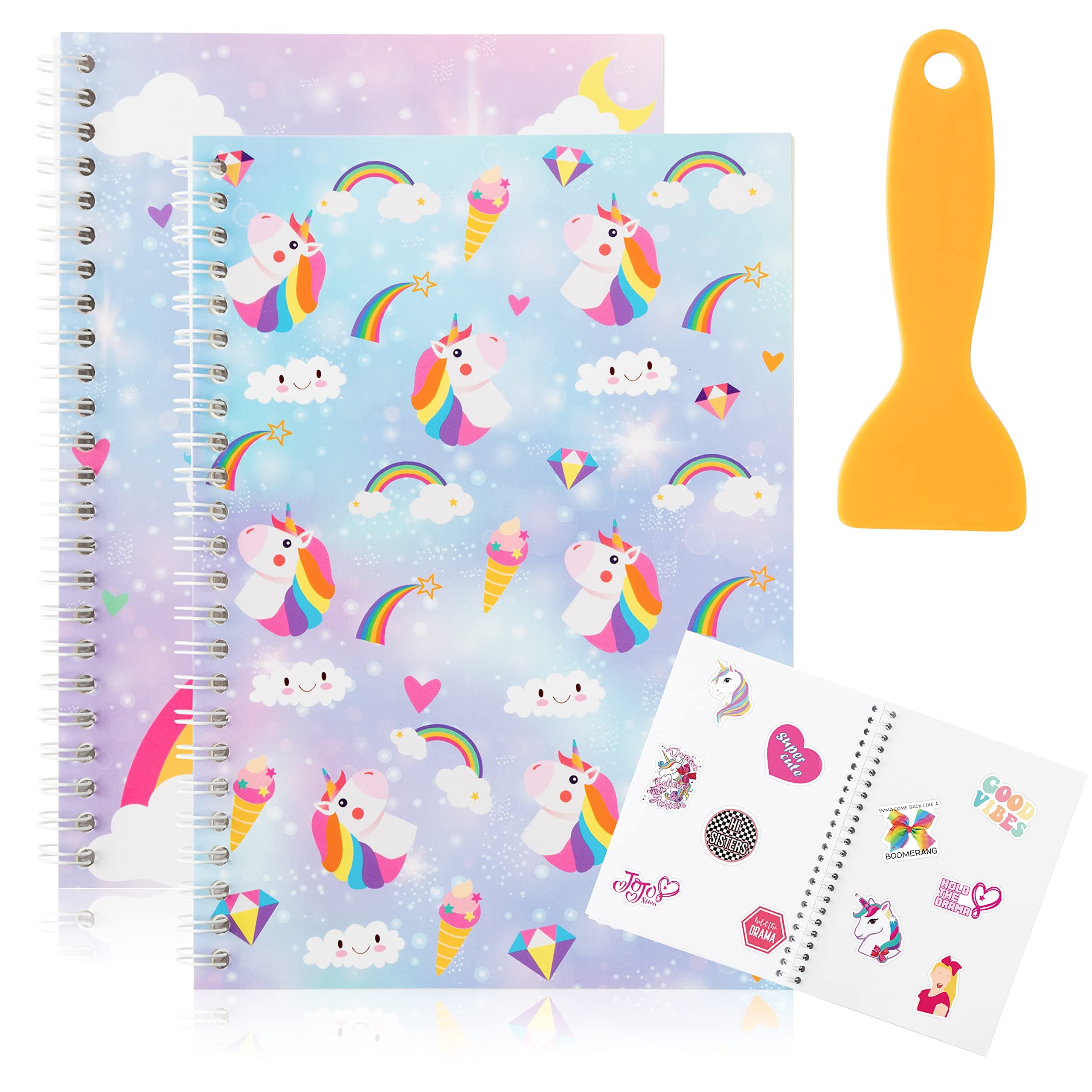 BXawi 2Pcs Unicorn Sticker Book Collecting Album