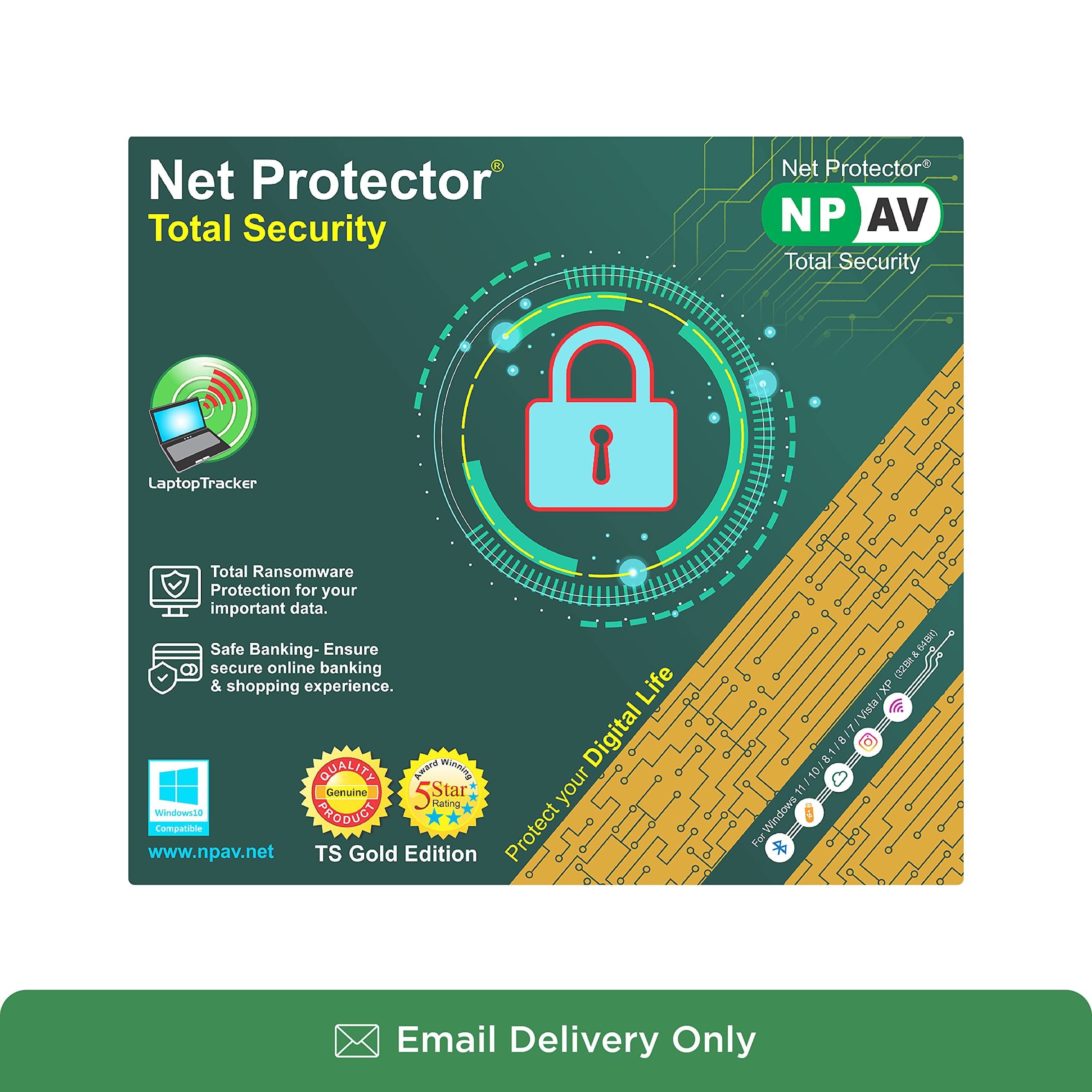 Npav | Net Protector | Total Security | Latest Version | 1 Pc | 1 Year | Email Delivery In 1 Hour - No Cd