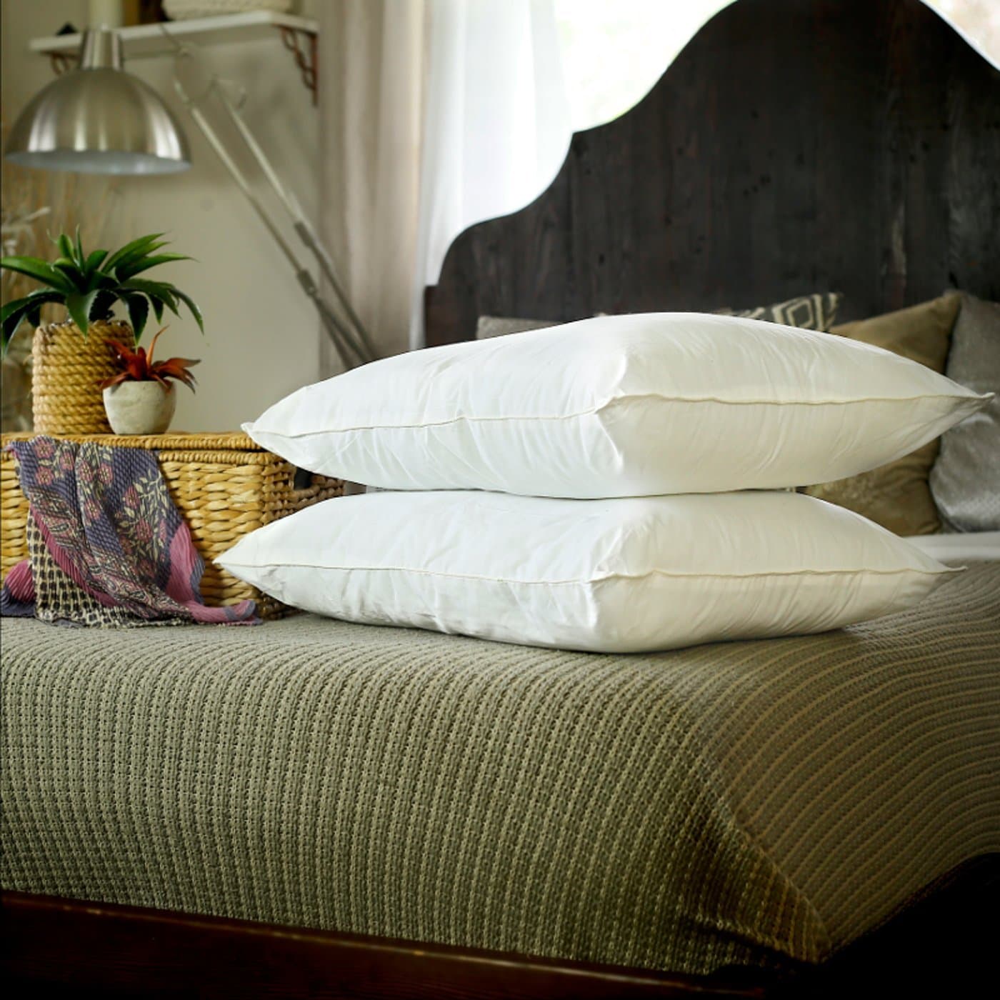 Luxury 100% Mulberry Silk-Filled Pillows