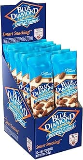 Blue Diamond Almonds, Roasted Salted, 1.5 Ounce (Pack of 12)