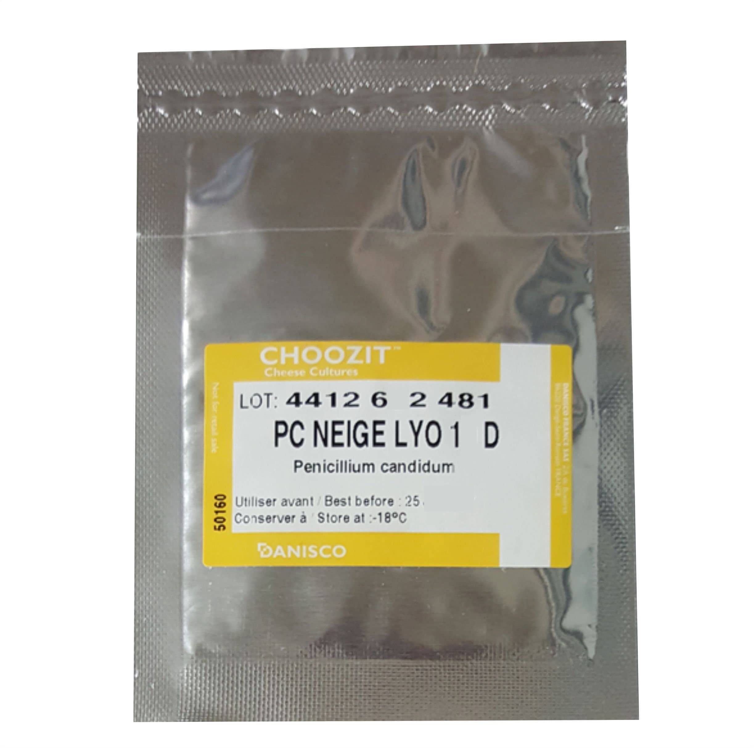 Cheese Culture | Penicillium Candidum | Freeze Dried Sachet LYO 1D For 250-300 L milk