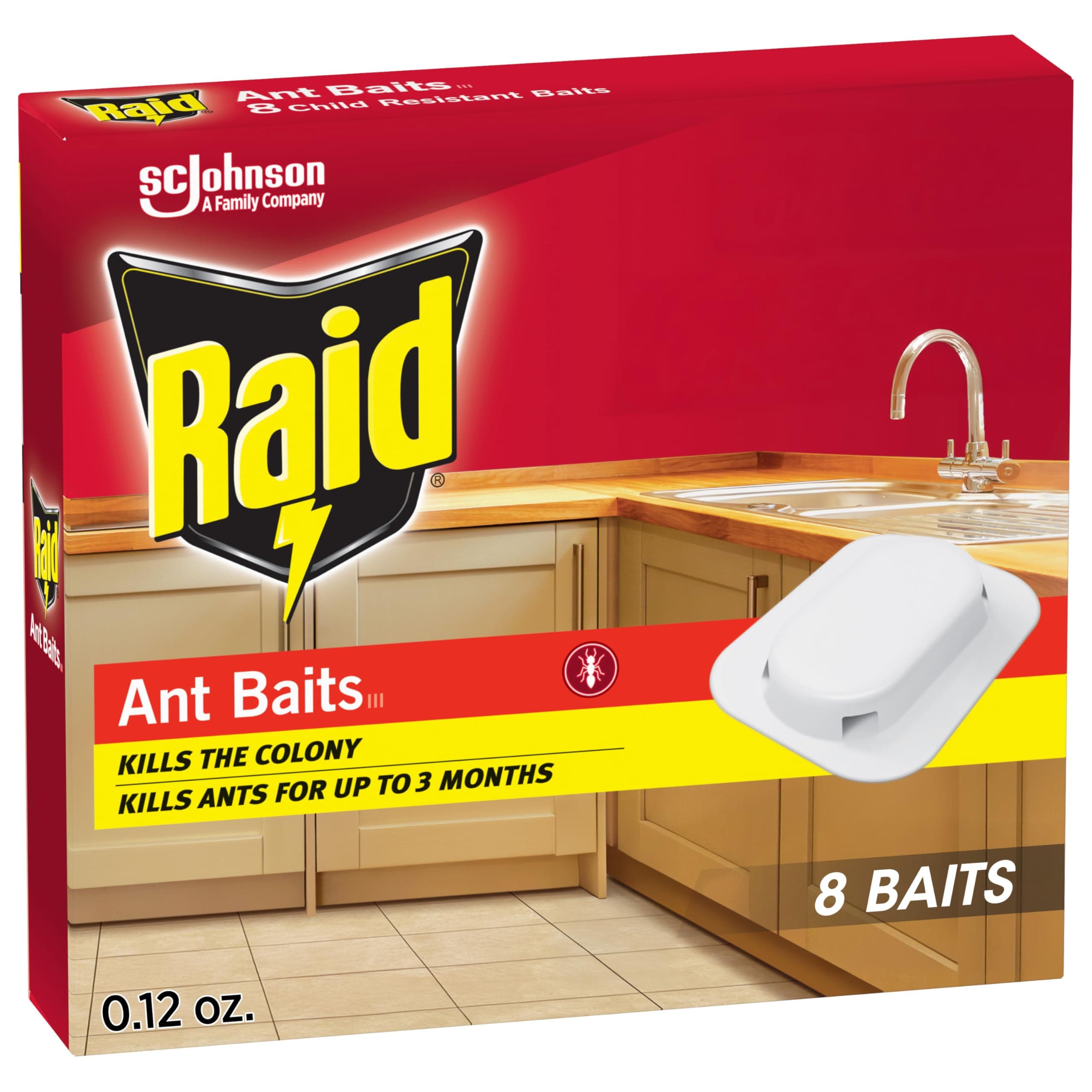 Raid Ant Baits III, 8 count by Raid